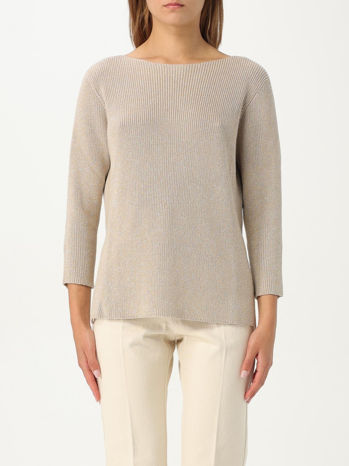 Shop Fabiana Filippi Sweater  Woman Color Beige