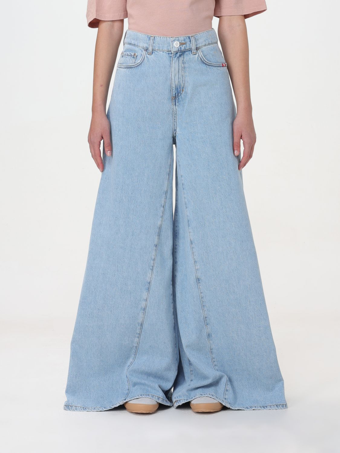 jeans amish woman colour denim