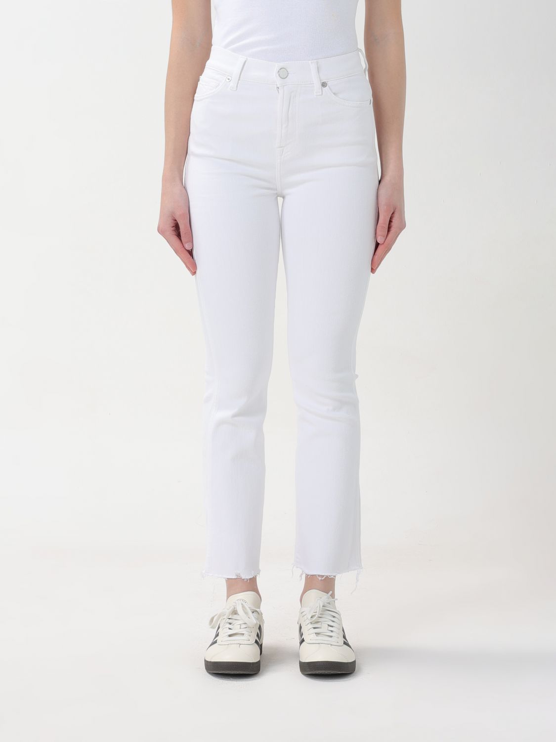 7 For All Mankind Jeans  Woman Color White