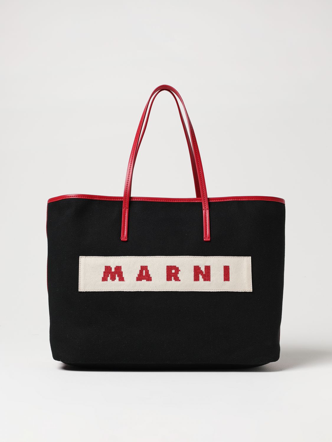 Shop Marni Tote Bags  Woman Color Black