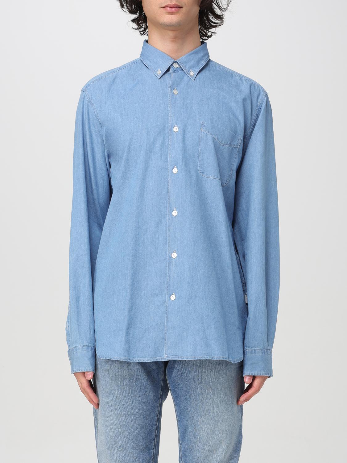 Woolrich Shirt  Men Color Blue