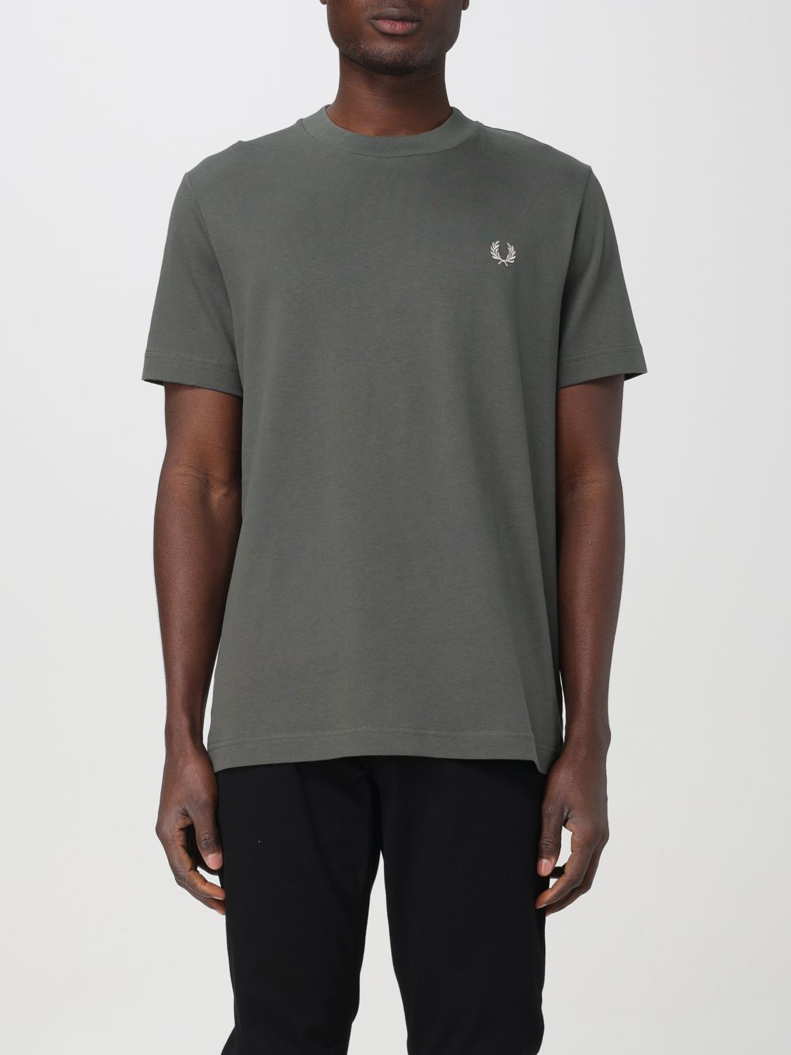 Fred Perry T-shirt  Men Color Green