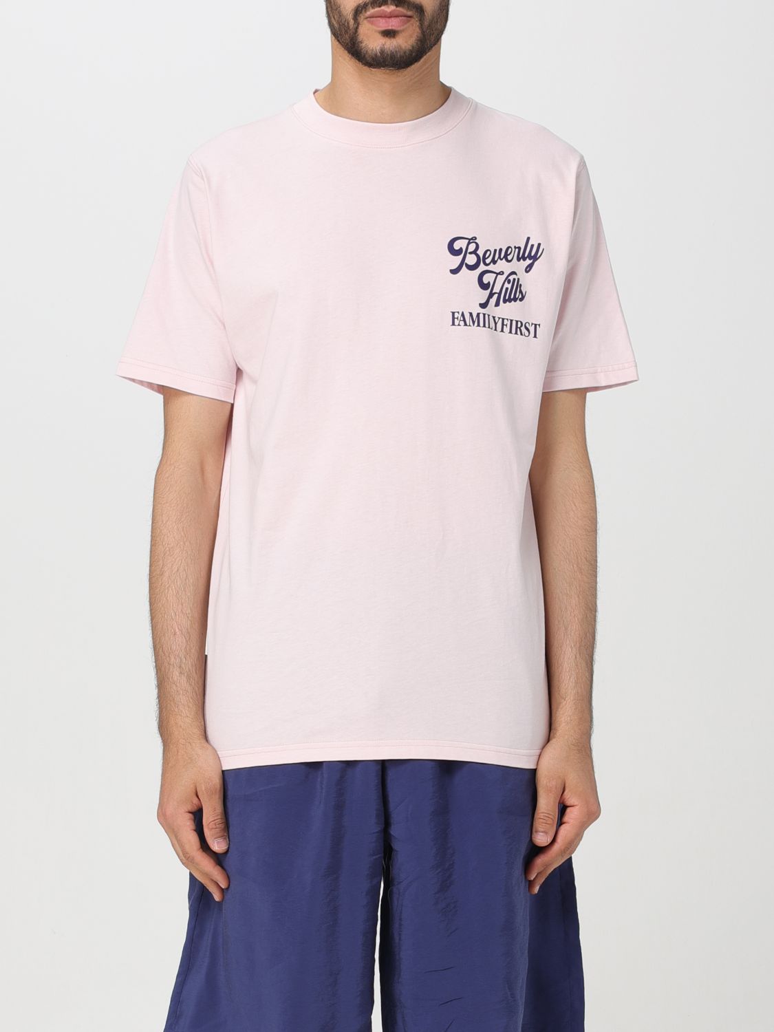 Family First T-shirt  Men Color Pink