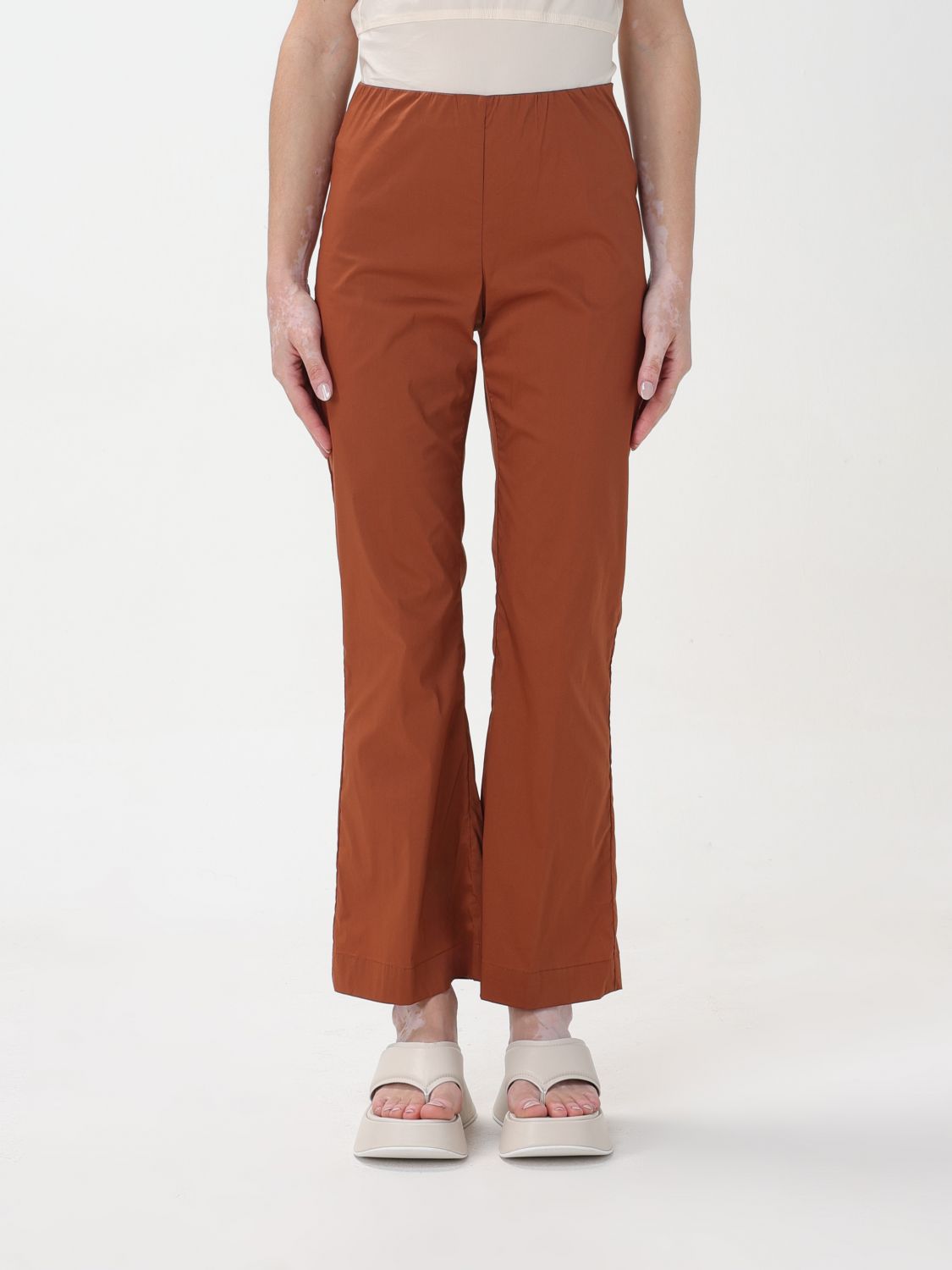 Liviana Conti Trousers  Woman Colour Rust