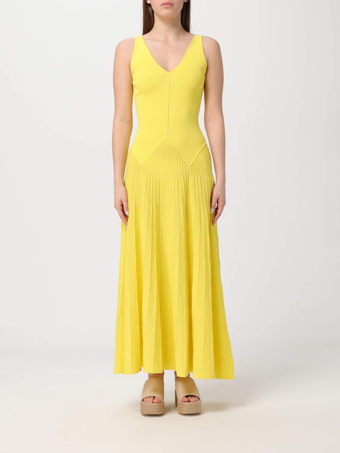 Twinset Dress  Woman Colour Yellow
