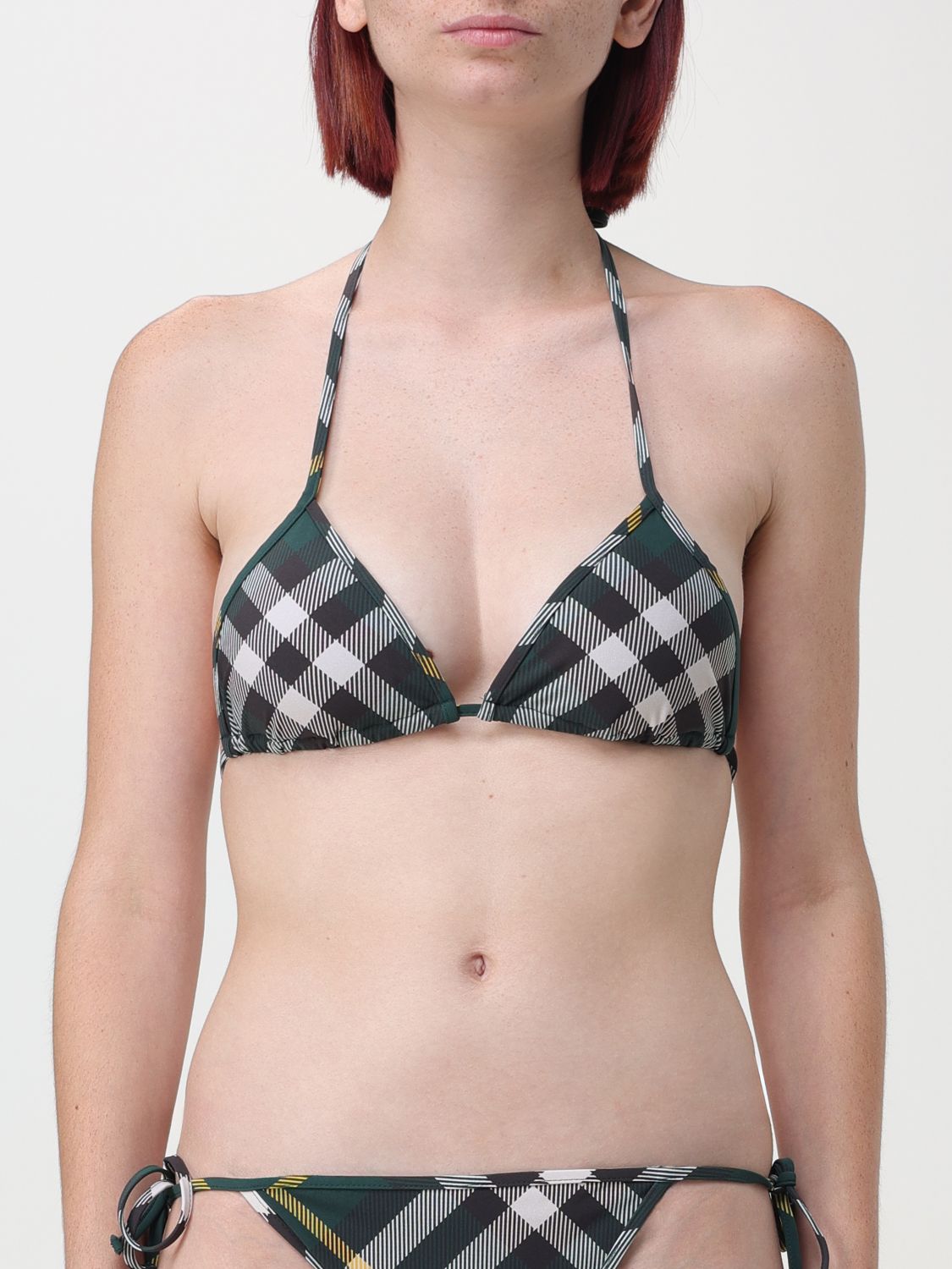 Burberry Swimsuit  Woman Color Green In 绿色