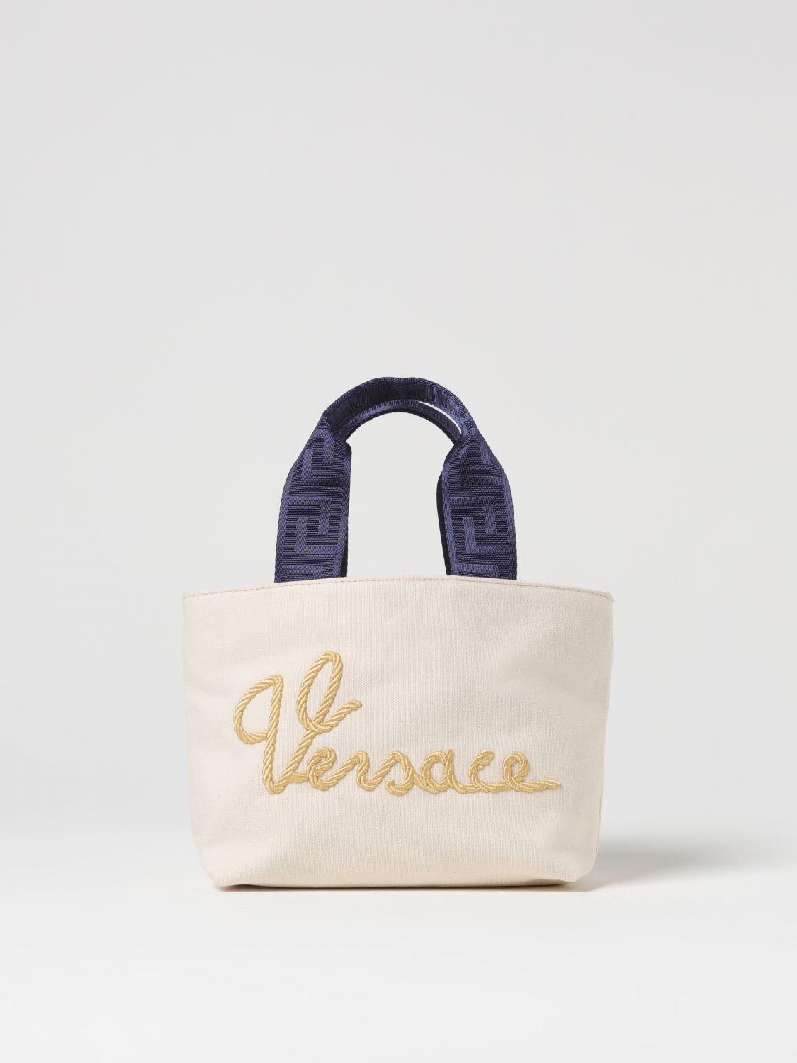 Shop Young Versace Clutch  Kids Color White