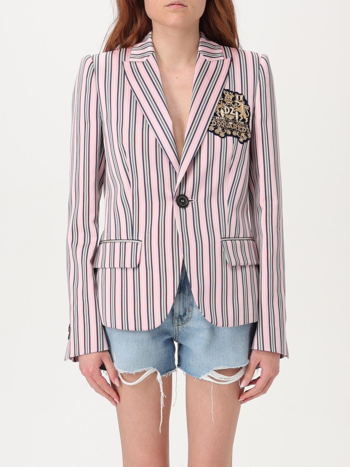 Dsquared2 Jacket  Woman Color Pink In Pink