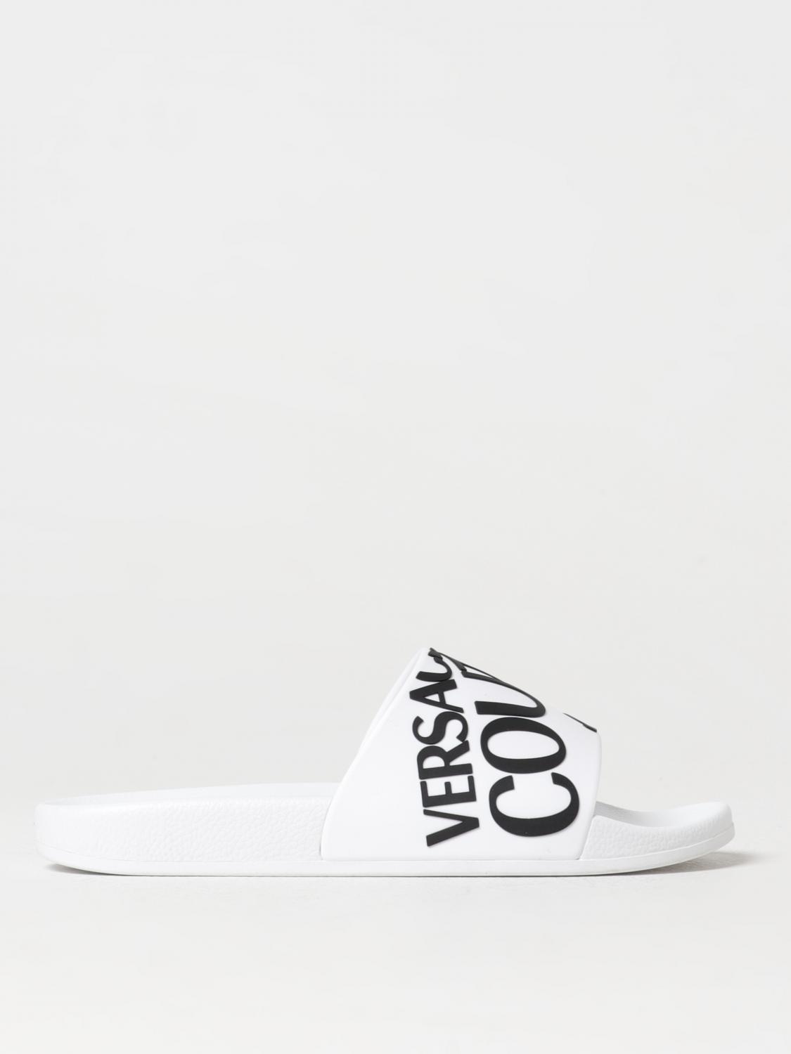 Shop Versace Jeans Couture Sandals  Men Color White