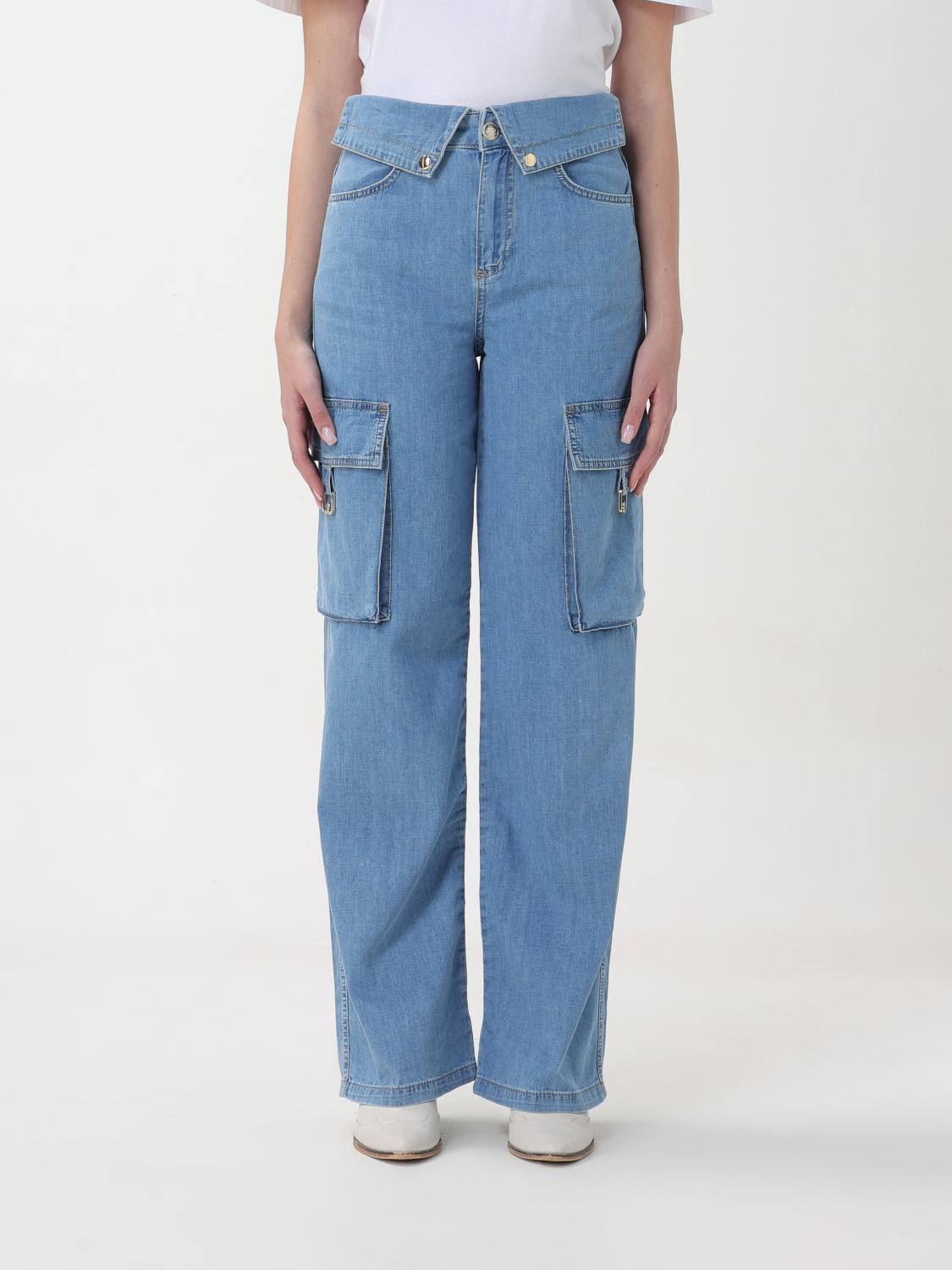 Shop Liu •jo Pants Liu Jo Woman Color Denim