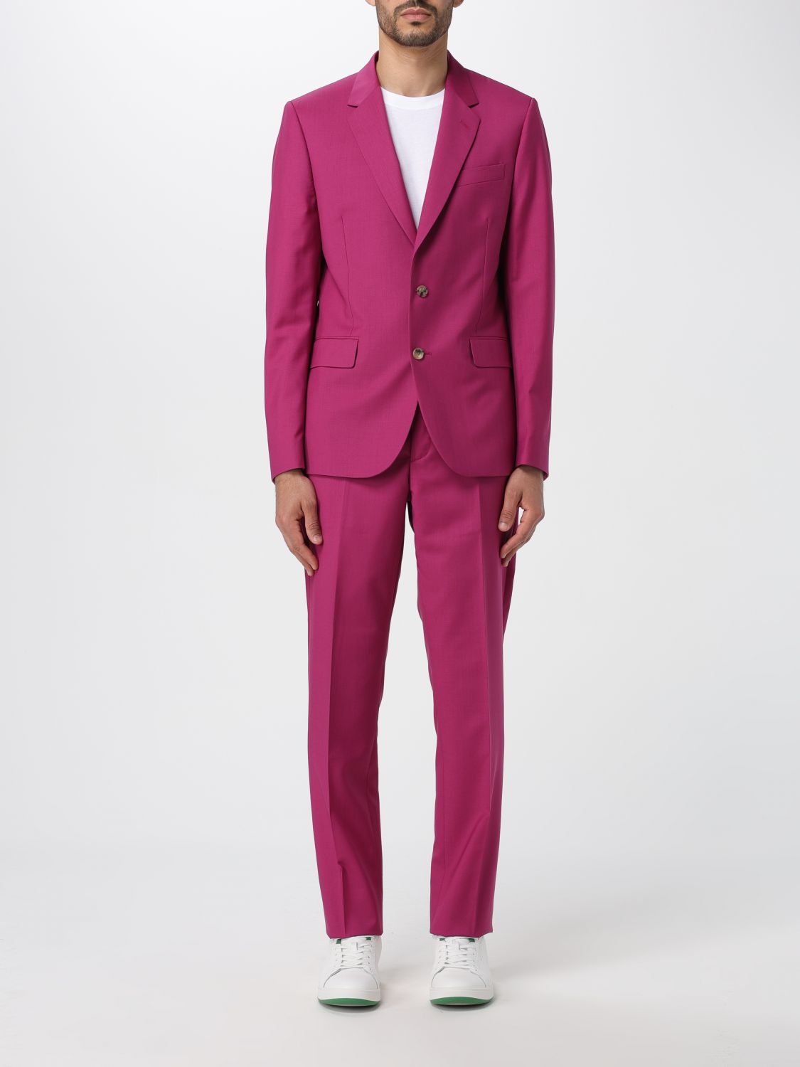 Shop Paul Smith Suit  Men Color Pink