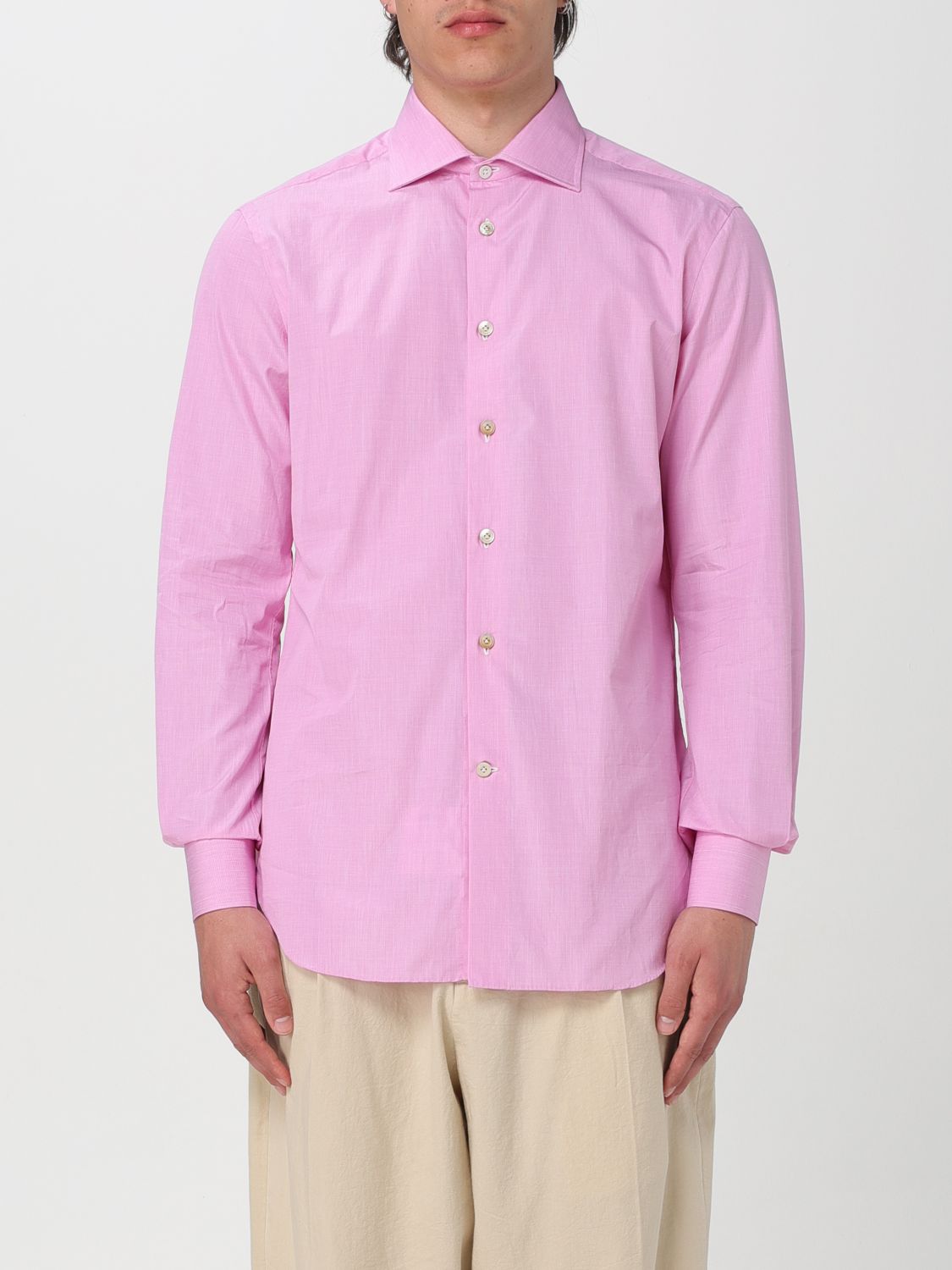 Kiton Shirt  Men Color Pink In 粉色