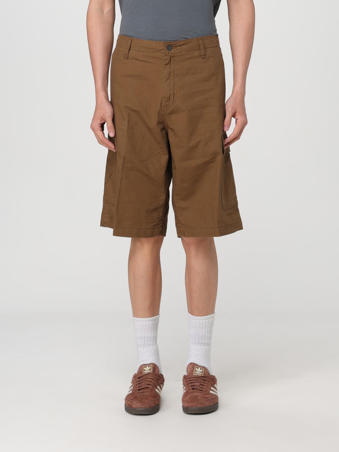 Carhartt Short Wip Men Color Brown In Brown