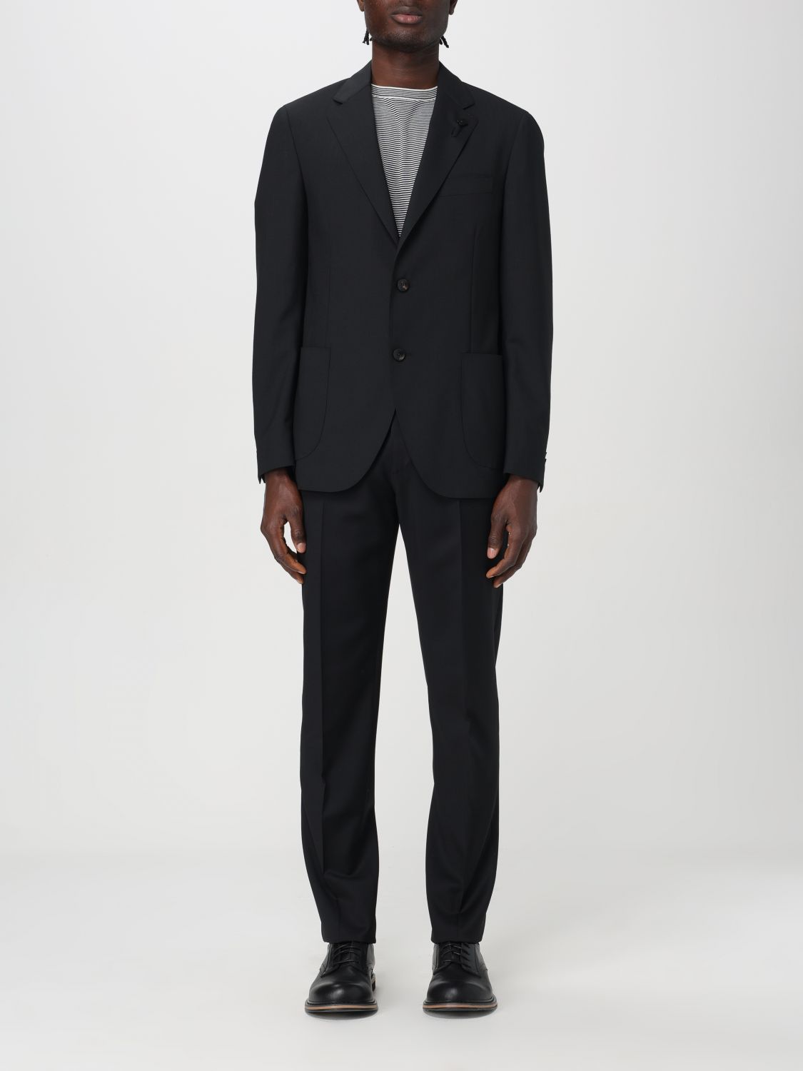 Lardini Suit  Men Color Black In 黑色