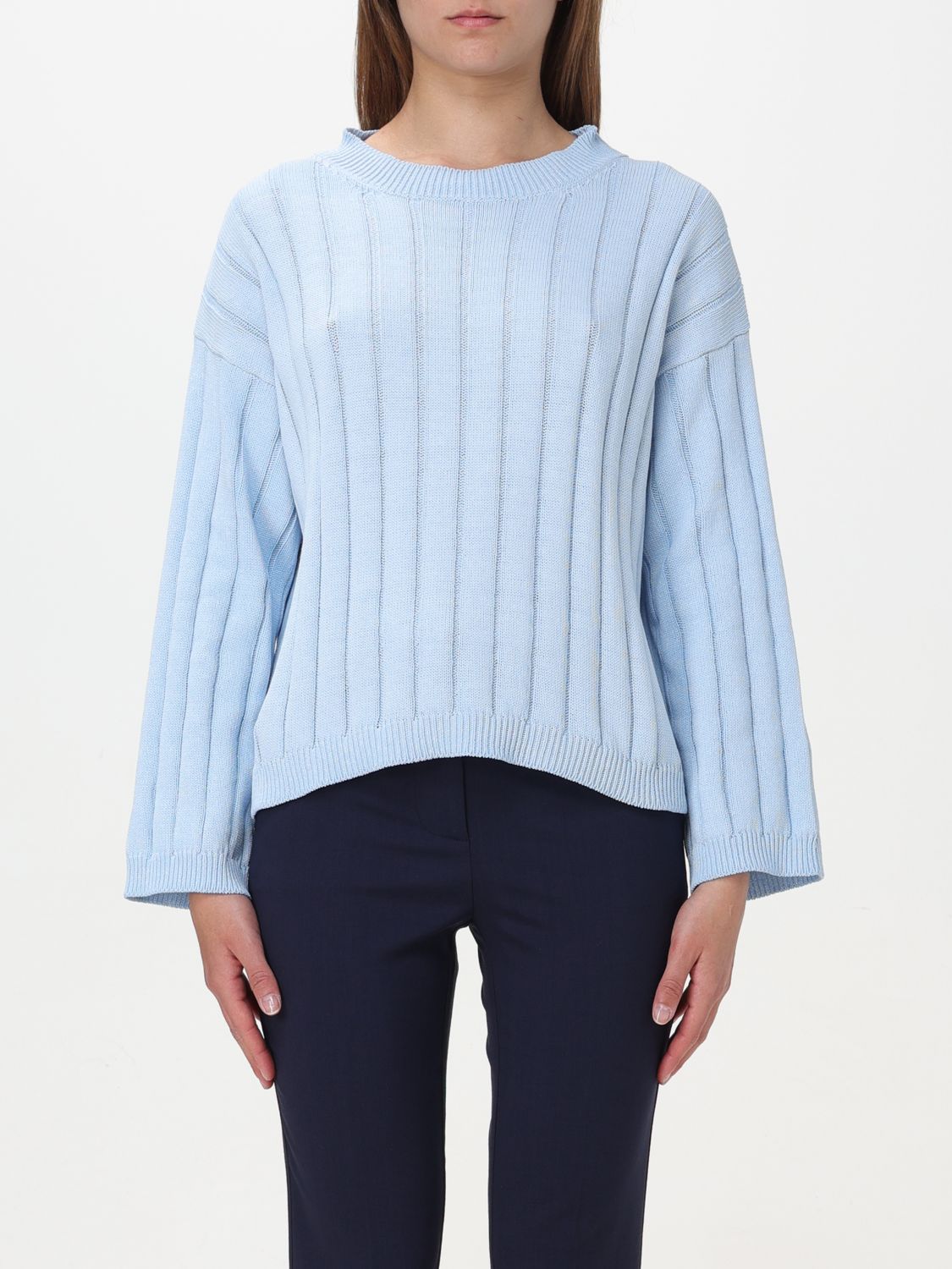 Grifoni Jumper  Woman Colour Sky Blue In 天蓝色