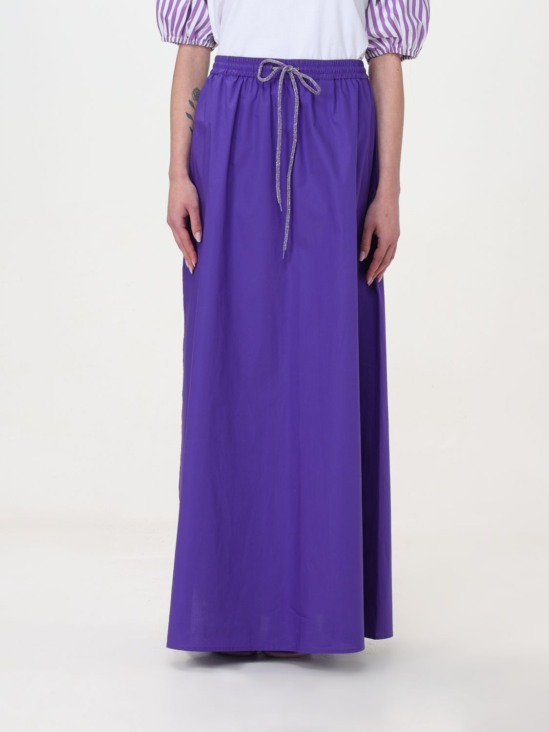 Shop Actitude Twinset Skirt  Woman Color Royal Blue
