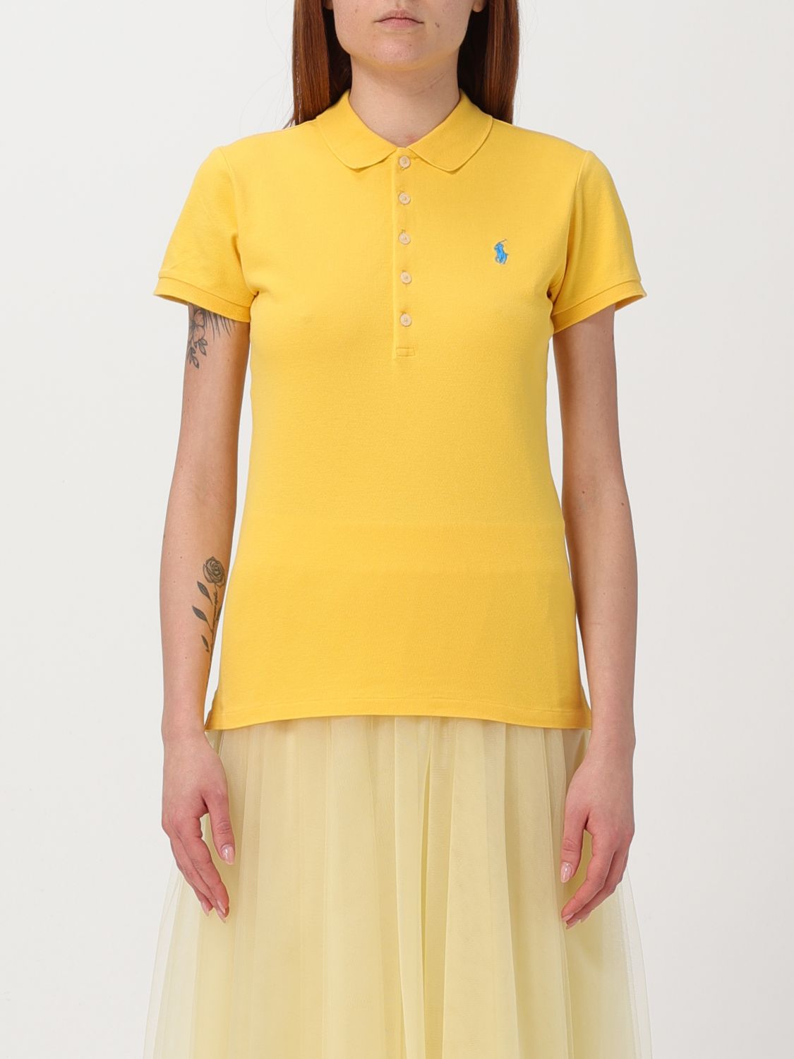 Polo Ralph Lauren Polo Shirt  Woman Colour Yellow