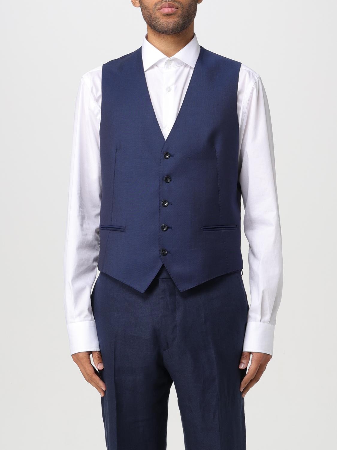 Shop Tagliatore Suit Vest  Men Color Navy