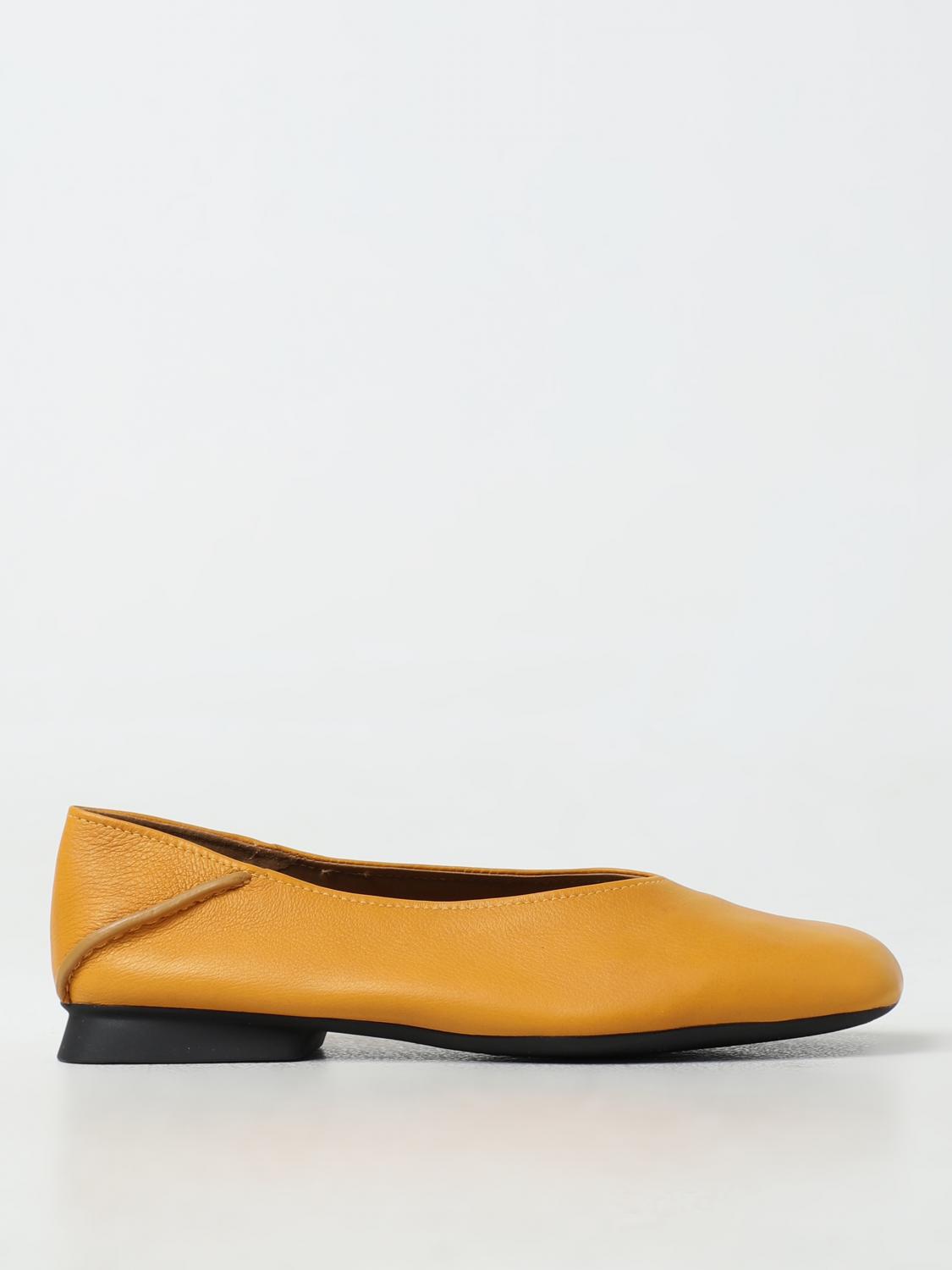 Shop Camper Ballet Flats  Woman Color Orange