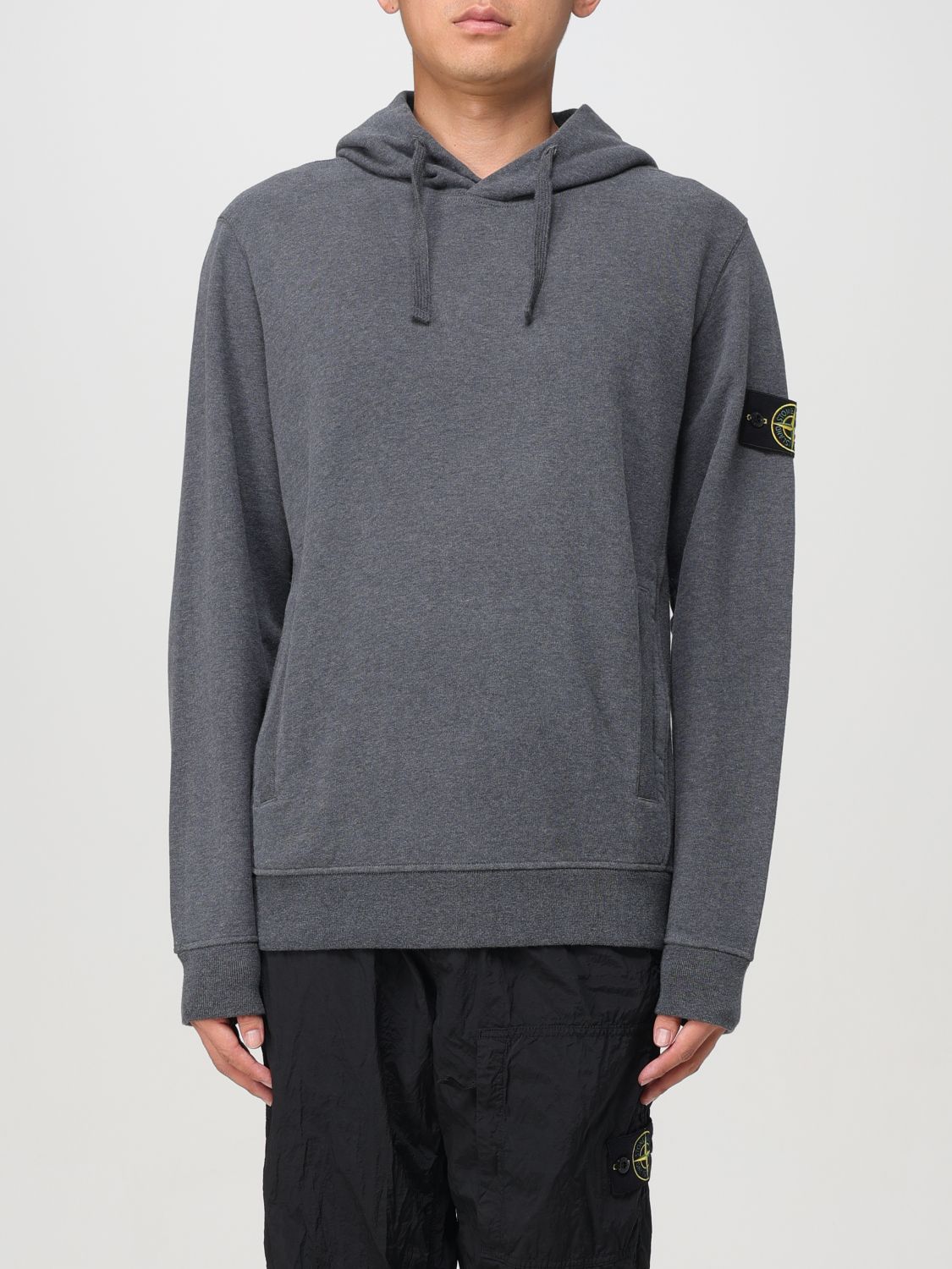 Shop Stone Island Sweatshirt  Men Color Grey 2 In Grau 2