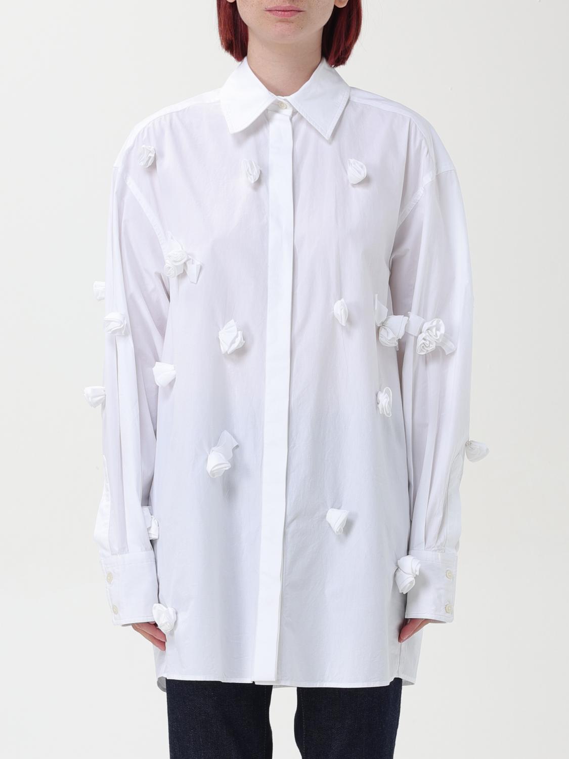 Shop Sportmax Shirt  Woman Color White