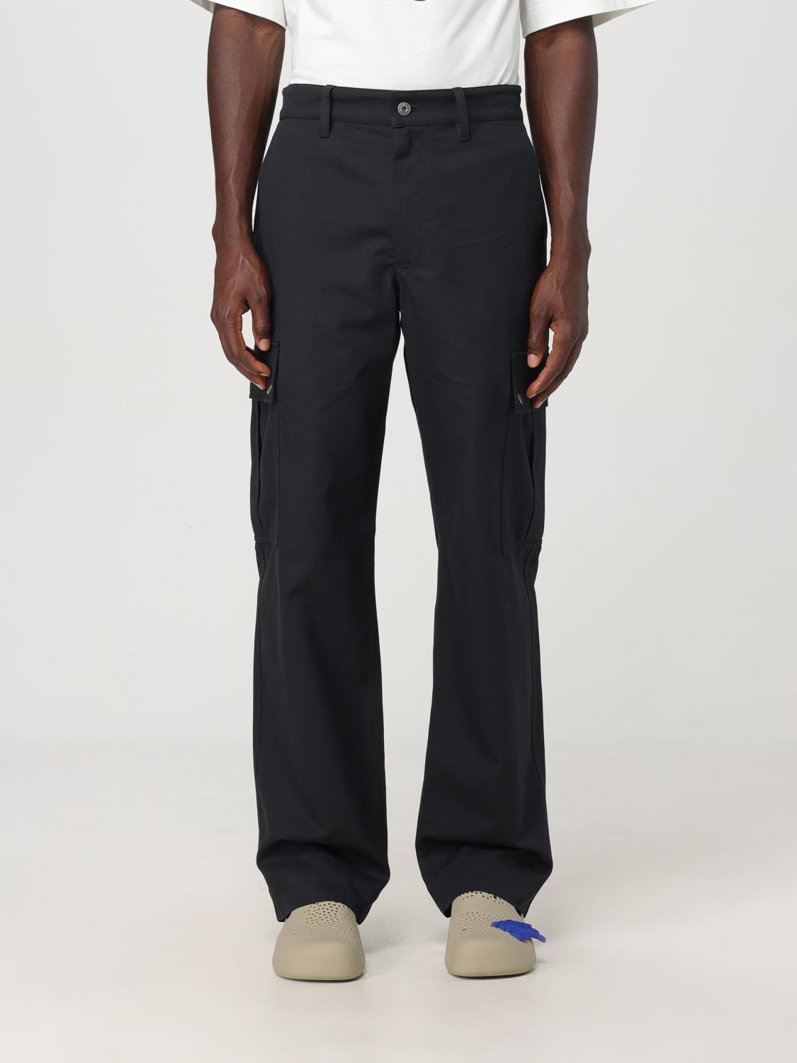 Shop Burberry Pants  Men Color Black In Schwarz