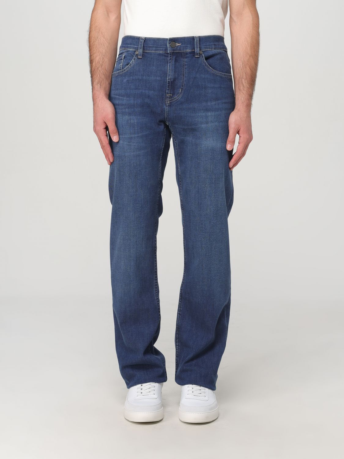 Shop 7 For All Mankind Jeans  Men Color Blue In Blau