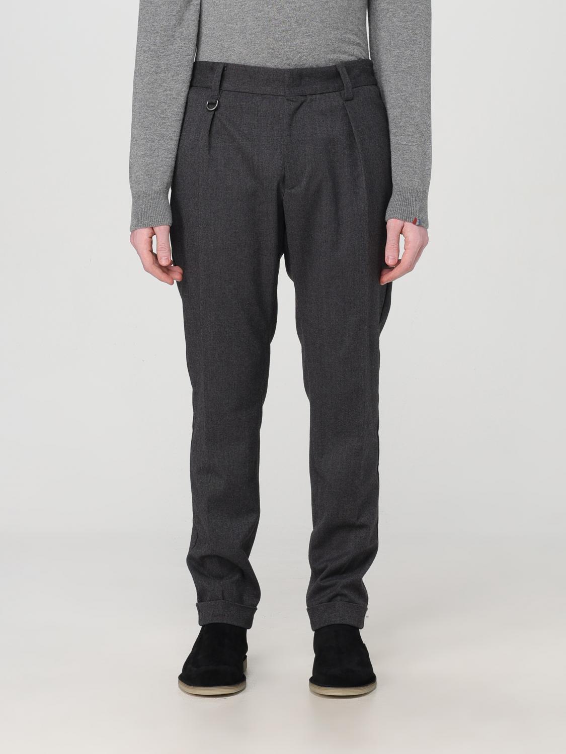 Shop Paolo Pecora Pants  Men Color Grey In Grau