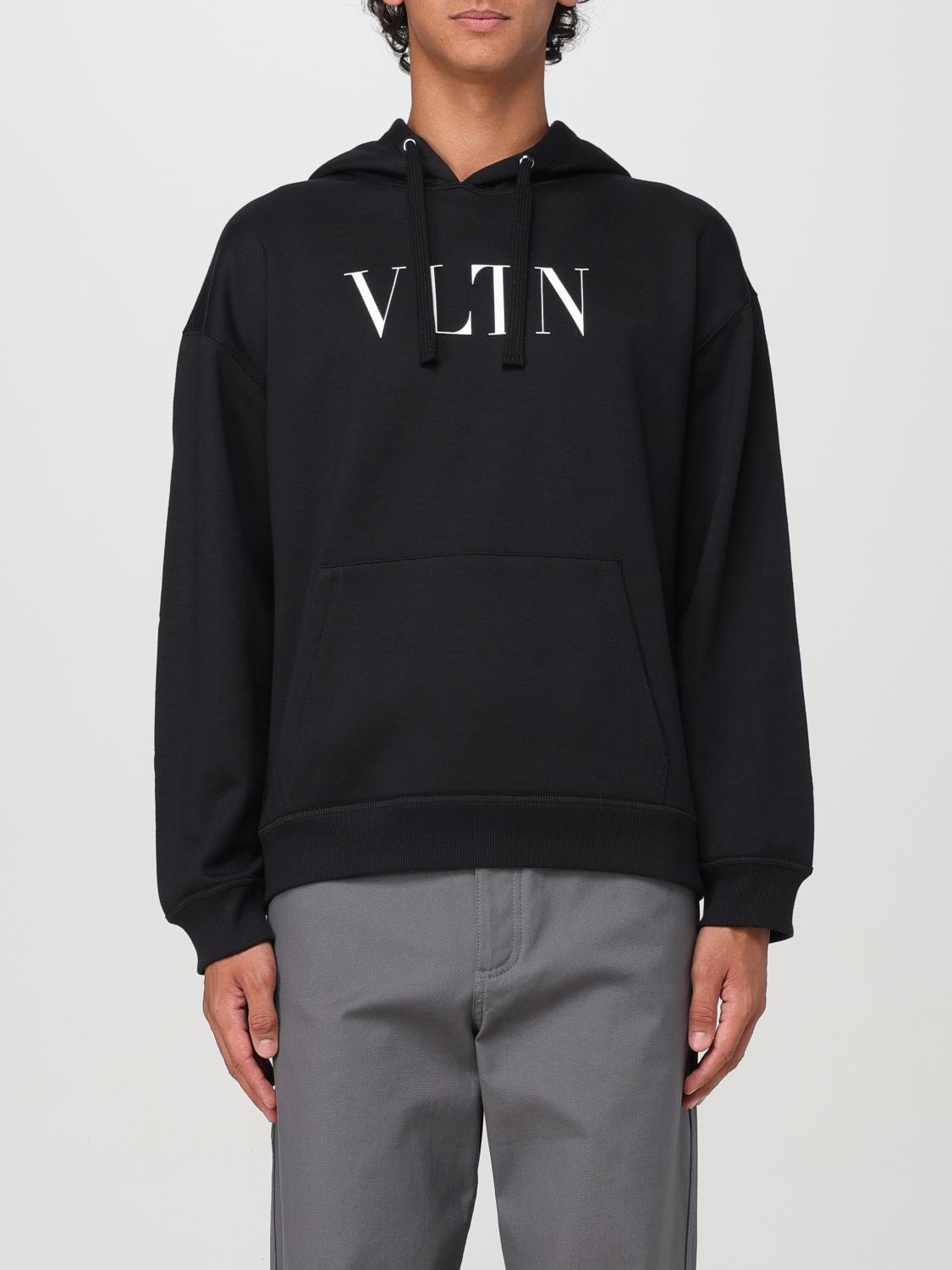 Shop Valentino Sweatshirt  Men Color Black In Schwarz