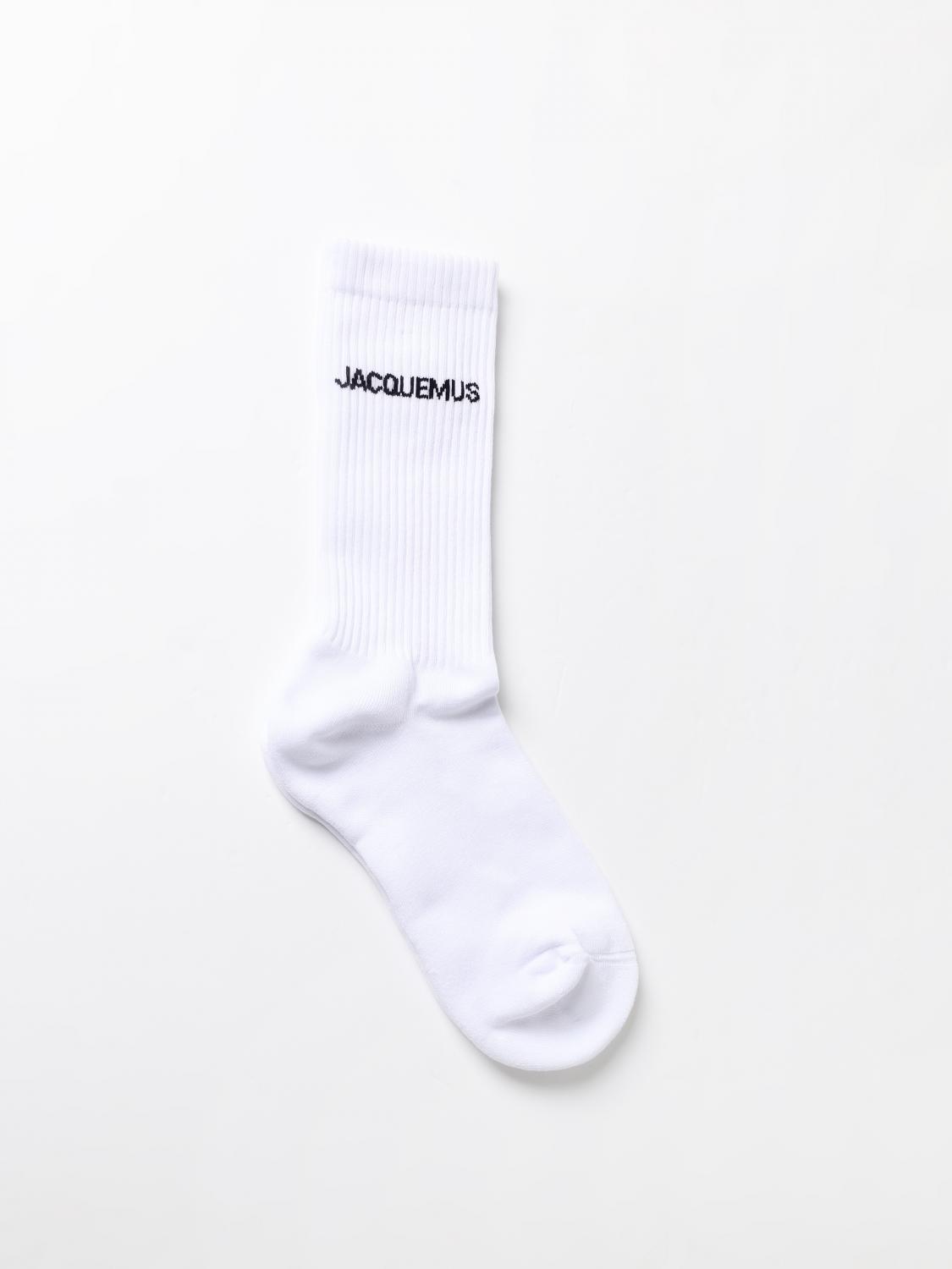 Shop Jacquemus Socks  Woman Color White In Weiss