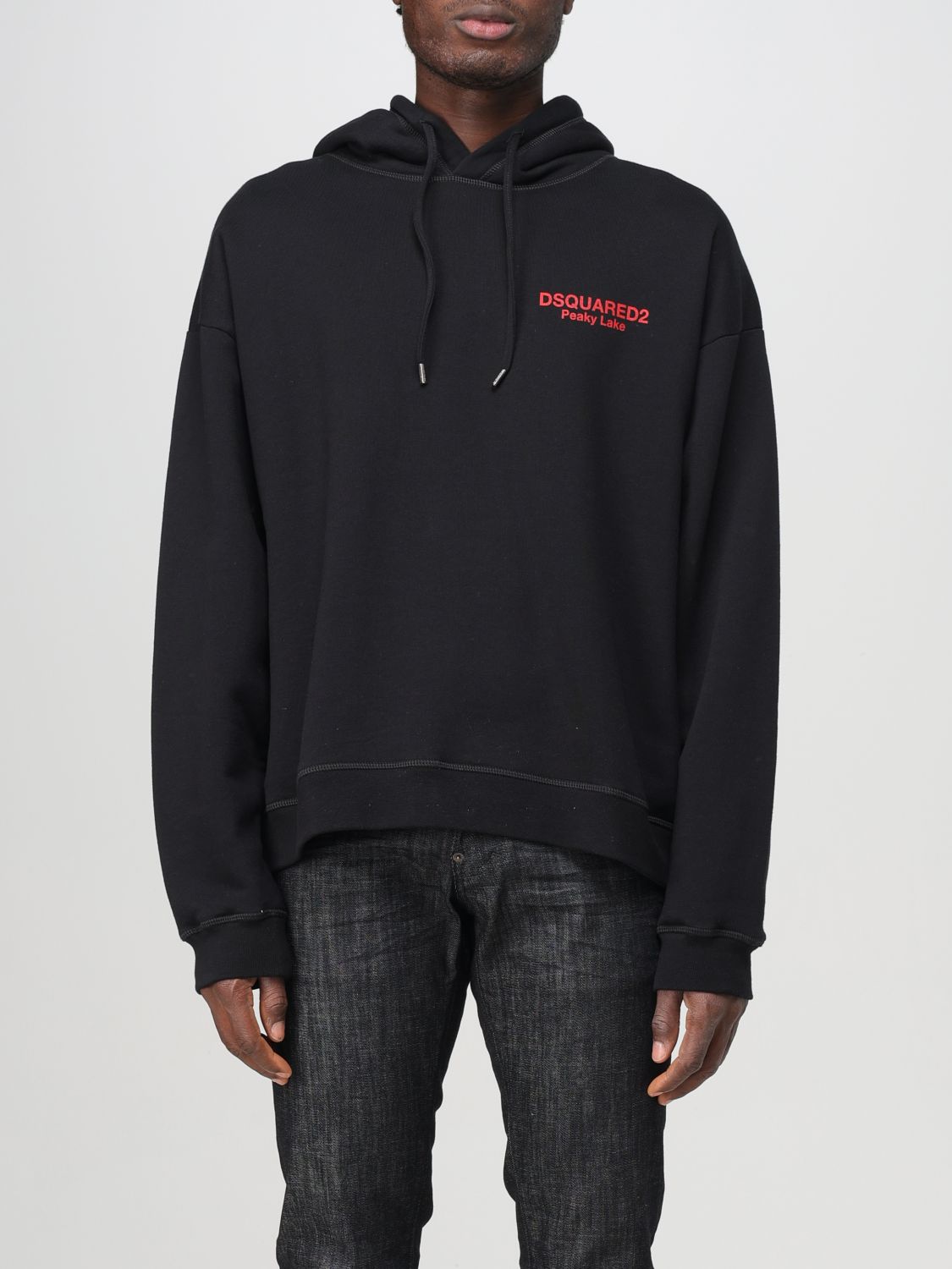 Shop Dsquared2 Sweatshirt  Men Color Black In Schwarz