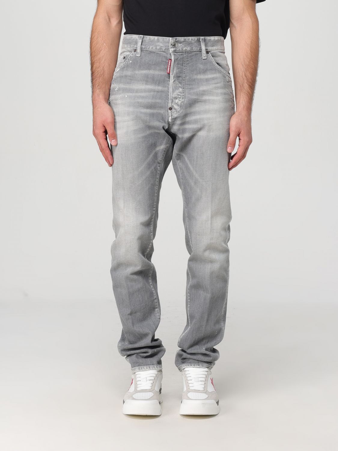 Shop Dsquared2 Jeans  Men Color Grey In Grau