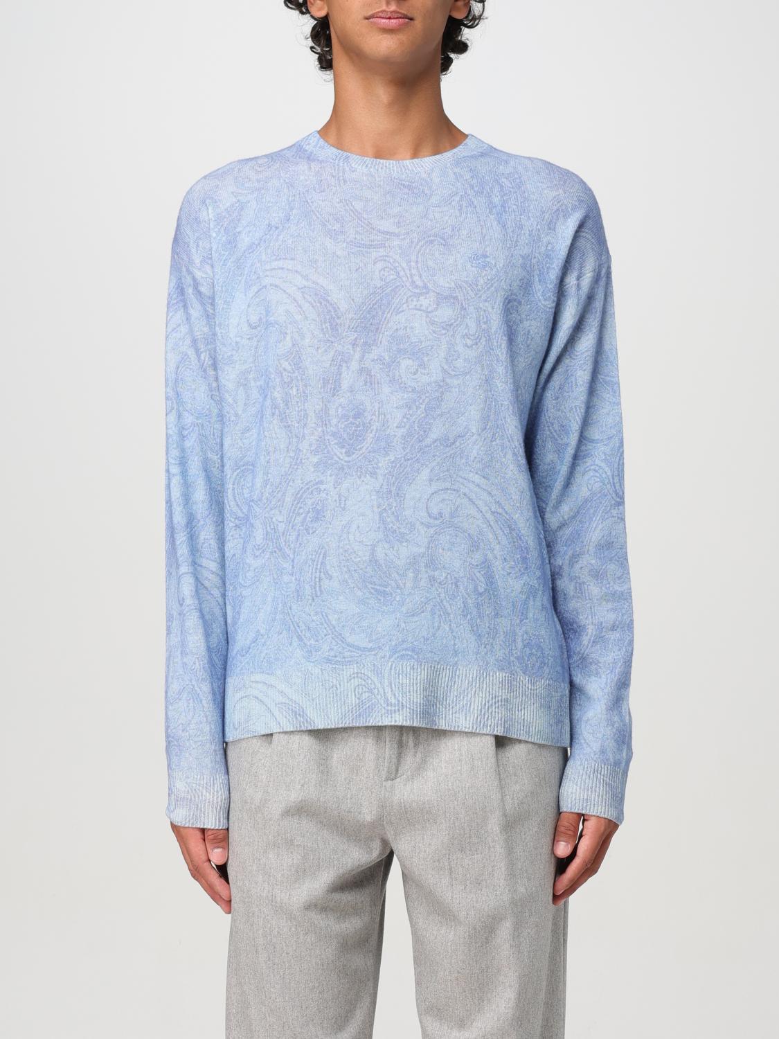 Shop Etro Sweater  Men Color Blue In Blau