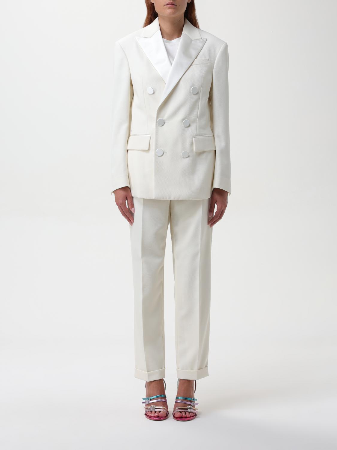 Shop Dsquared2 Suit  Woman Color White In Weiss