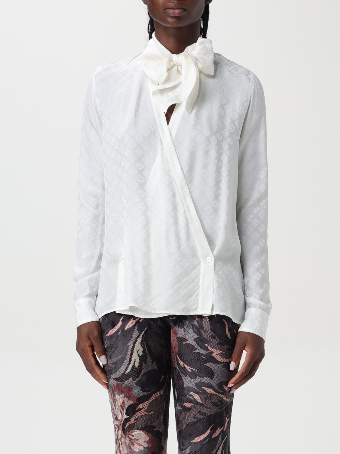 Shop Etro Shirt  Woman Color White In Weiss