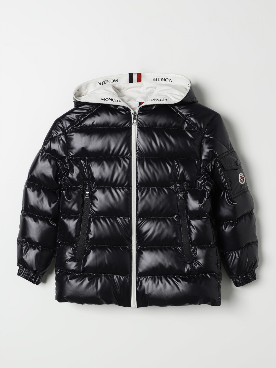 Shop Moncler Jacket  Kids Color Blue