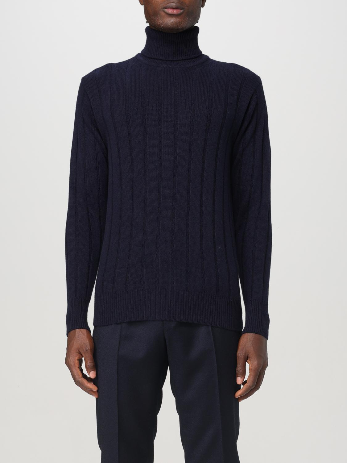 Shop Lardini Sweater  Men Color Blue In Blau