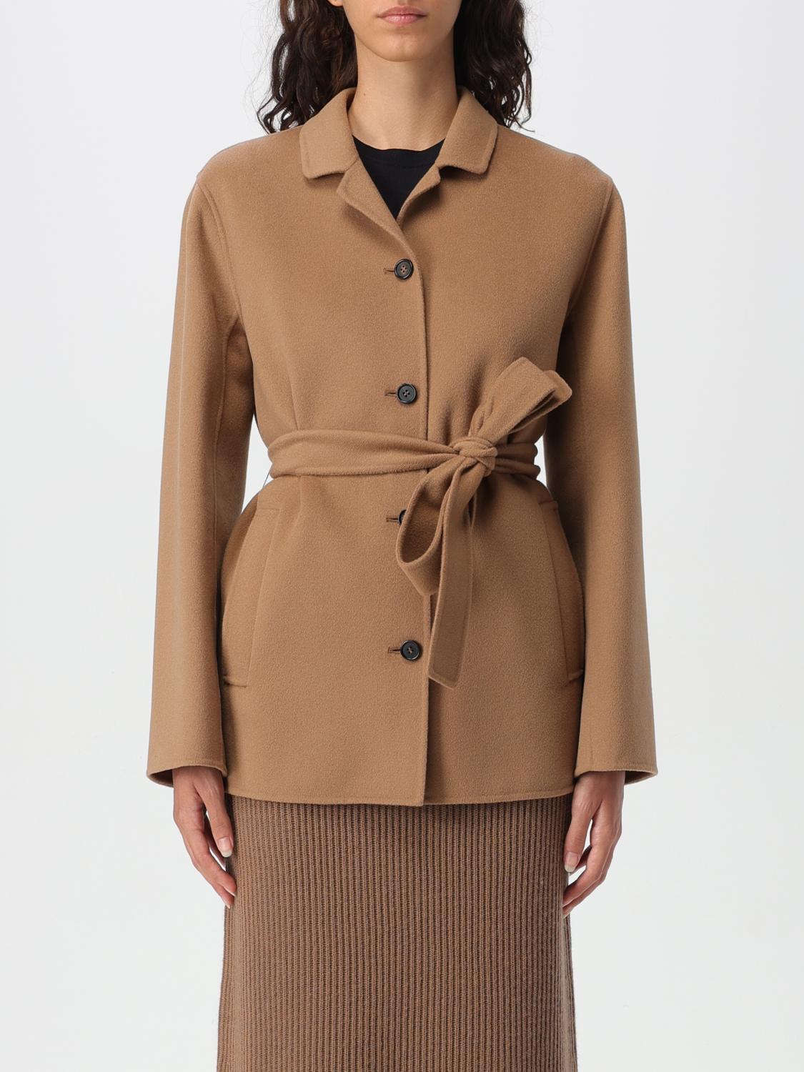 Shop 's Max Mara Jacket  Woman Color Brown In Braun