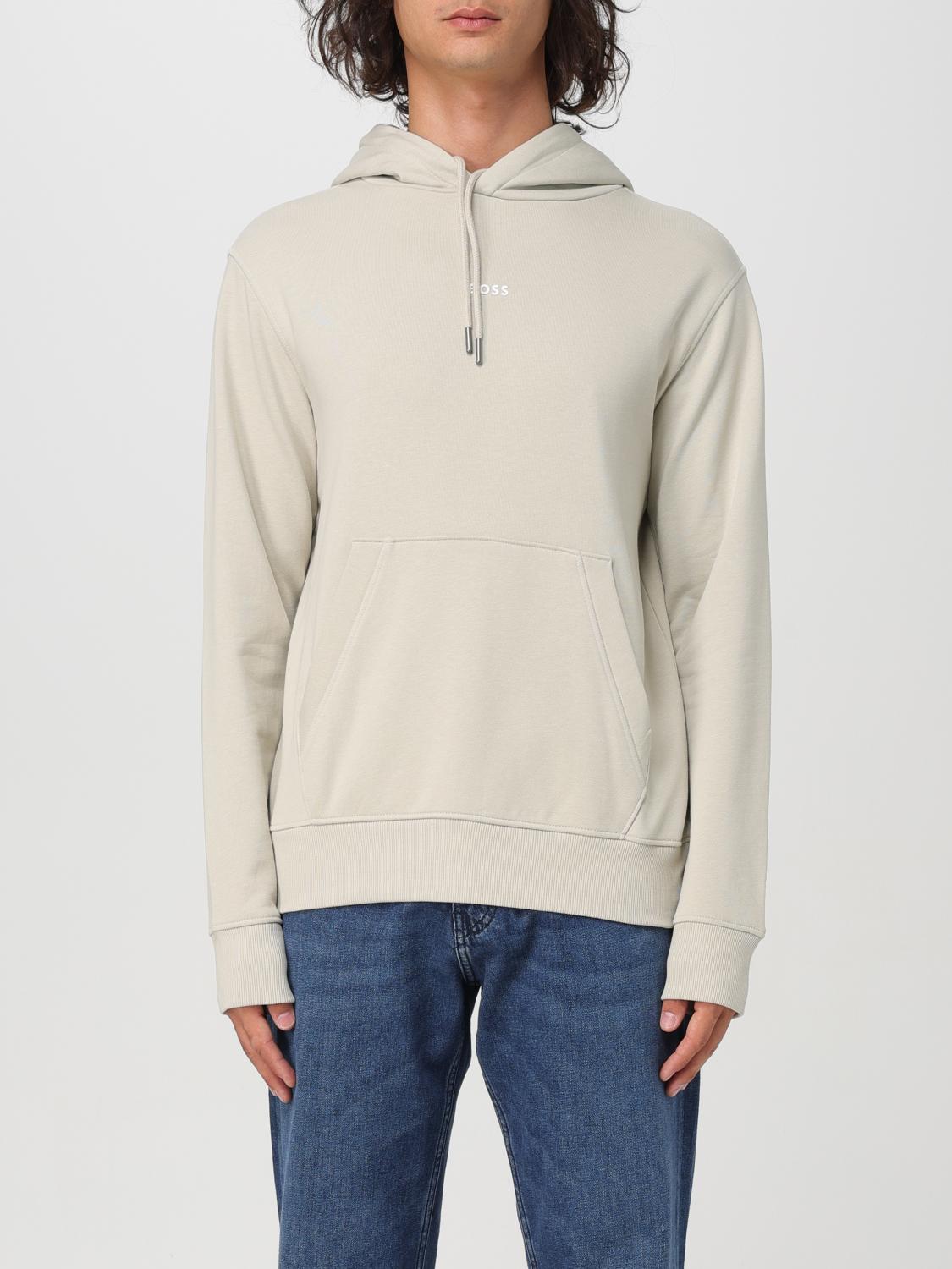 Shop Hugo Boss Sweatshirt Boss Men Color Beige