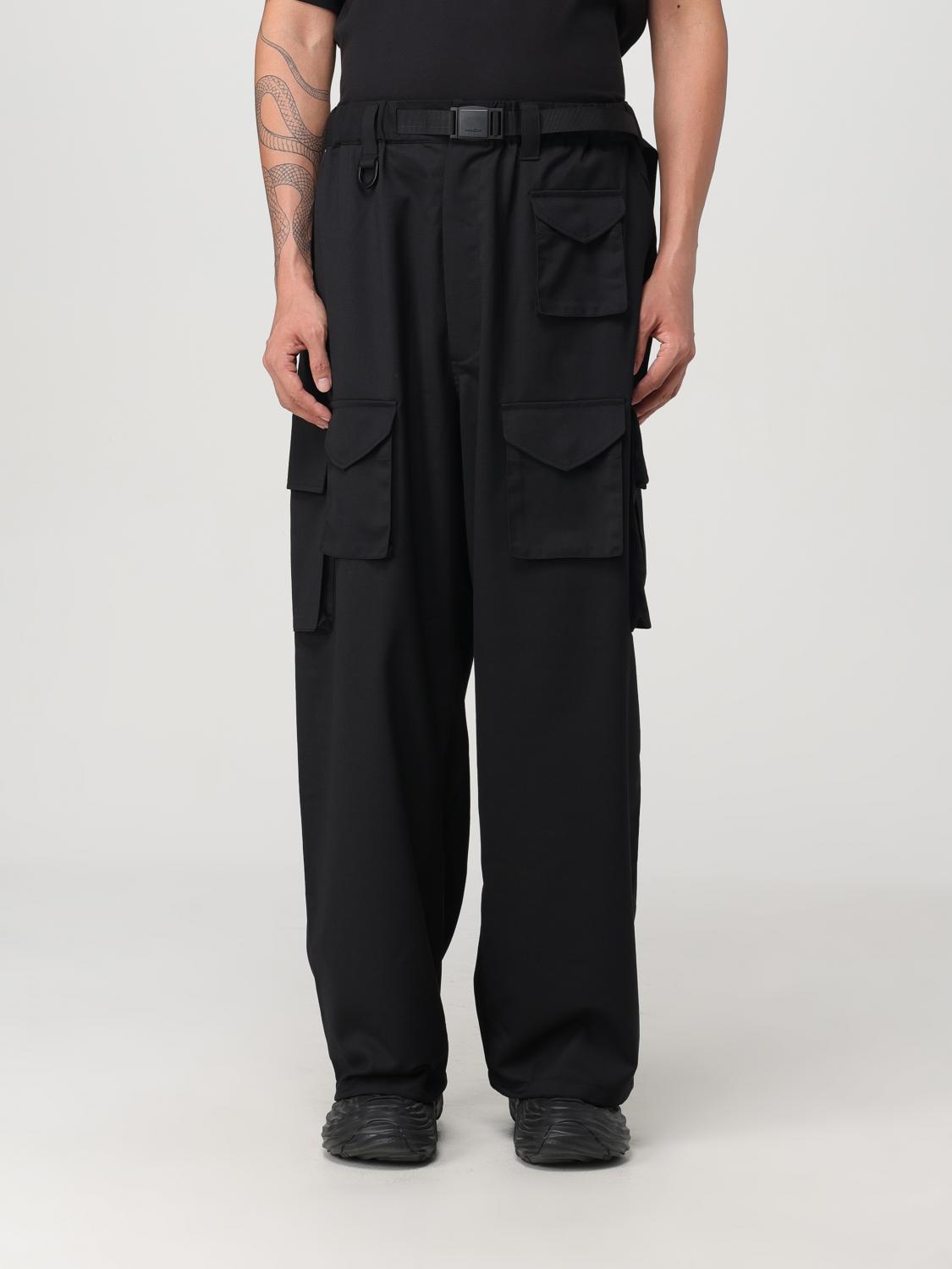 Shop Y-3 Pants  Men Color Black In Schwarz