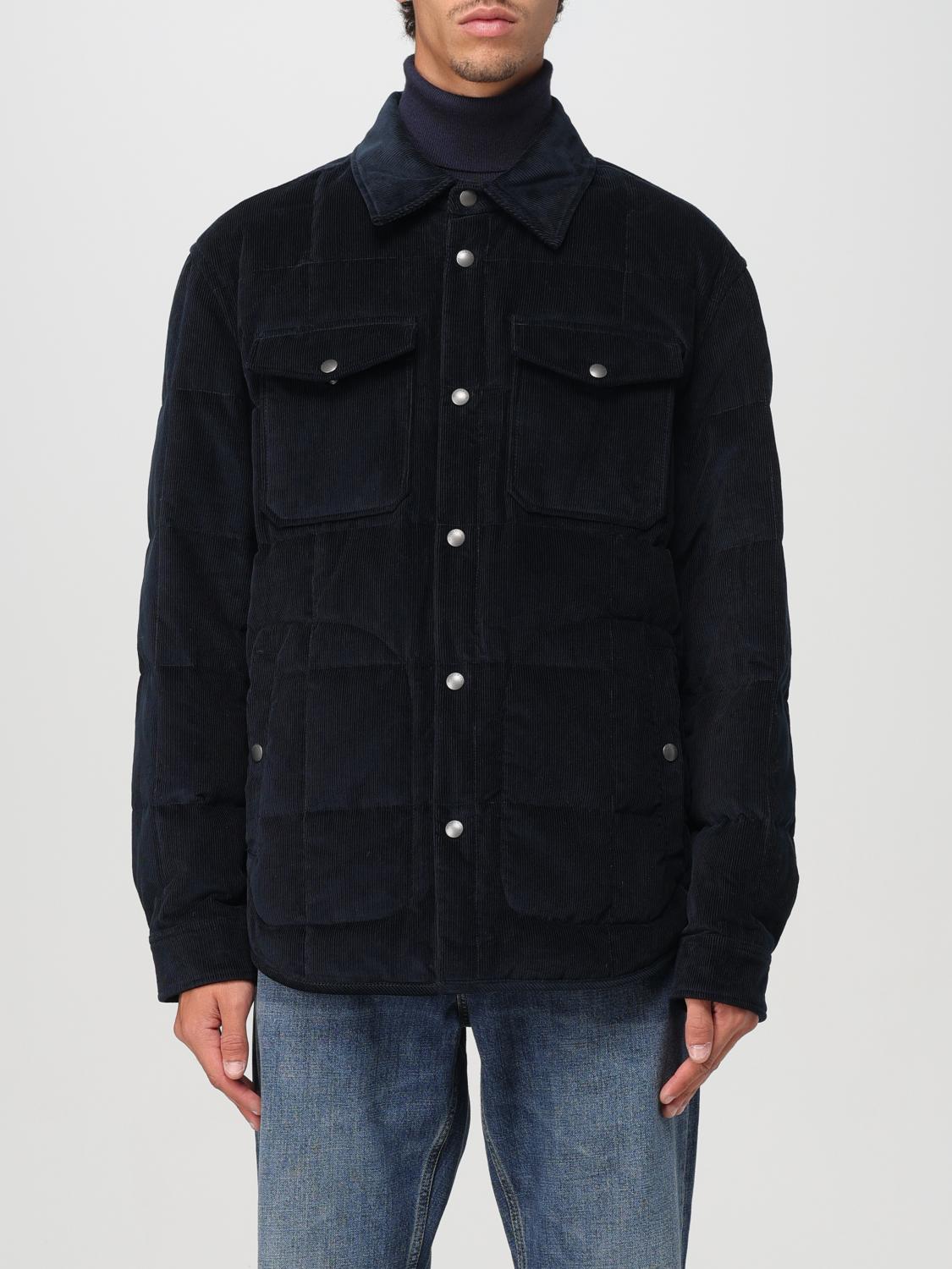 Shop Woolrich Shirt  Men Color Blue In Blau