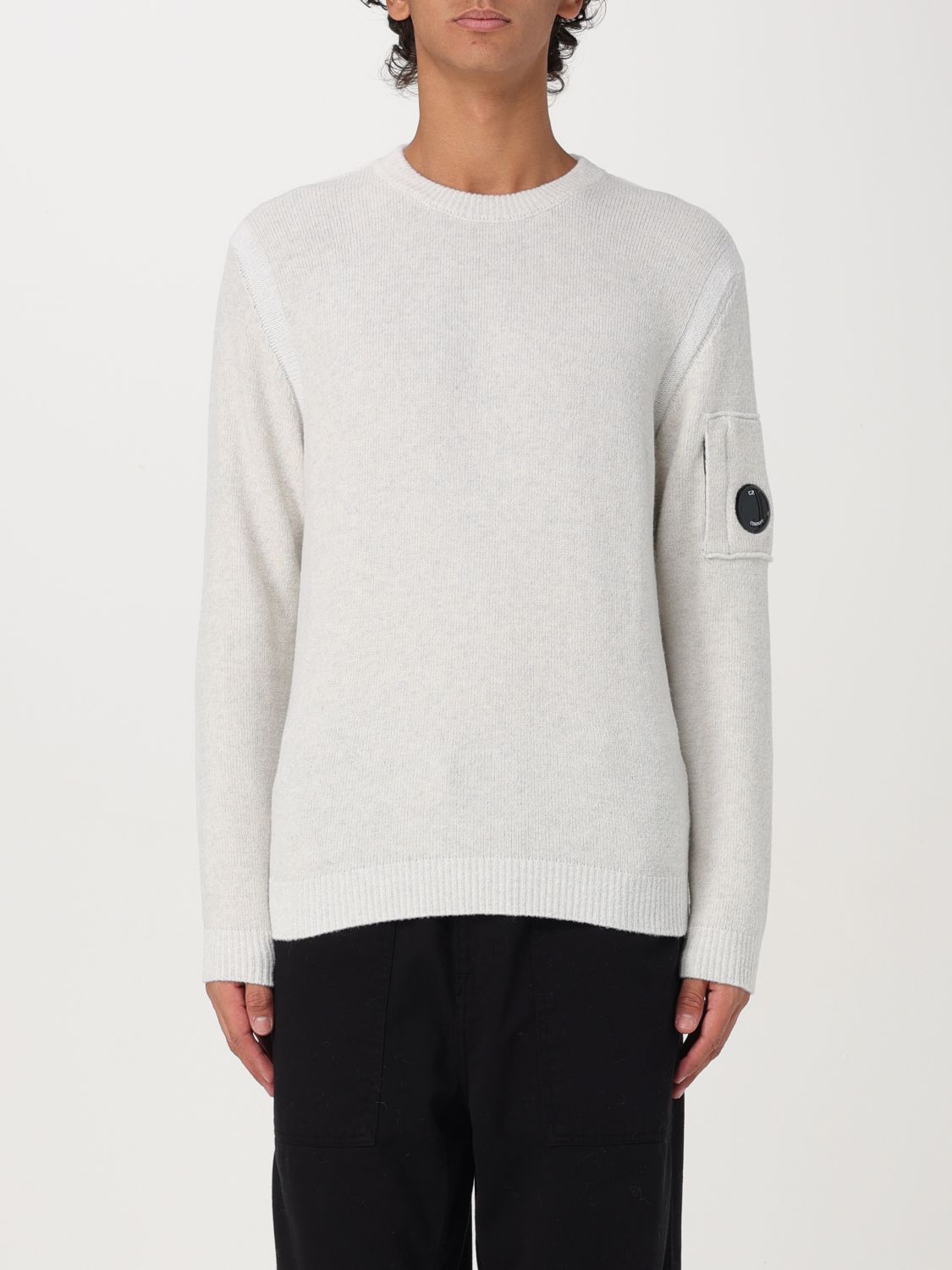 Shop C.p. Company Sweater  Men Color Grey In Grau