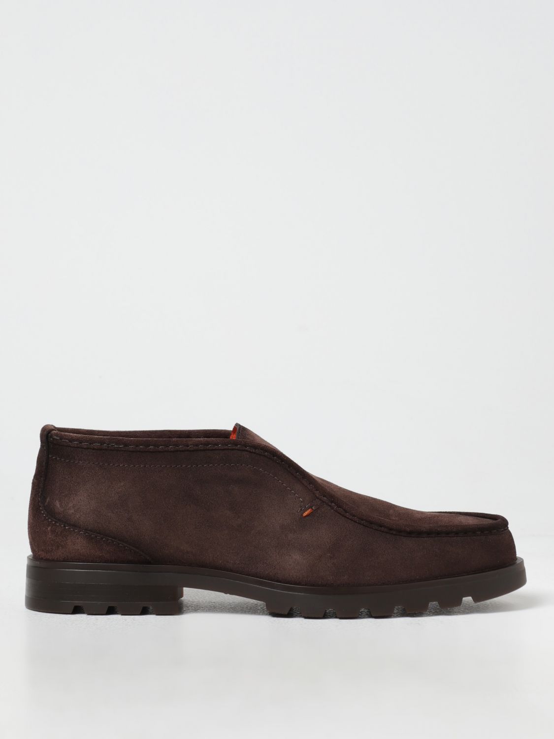 Shop Santoni Chukka Boots  Men Color Brown In Braun