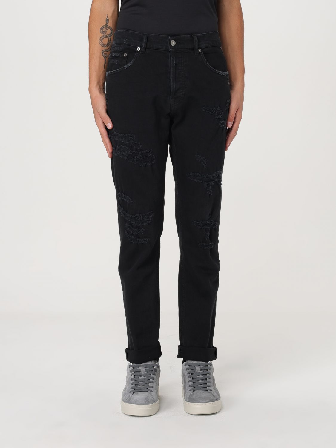 Dondup Jeans  Men Color Black In Schwarz