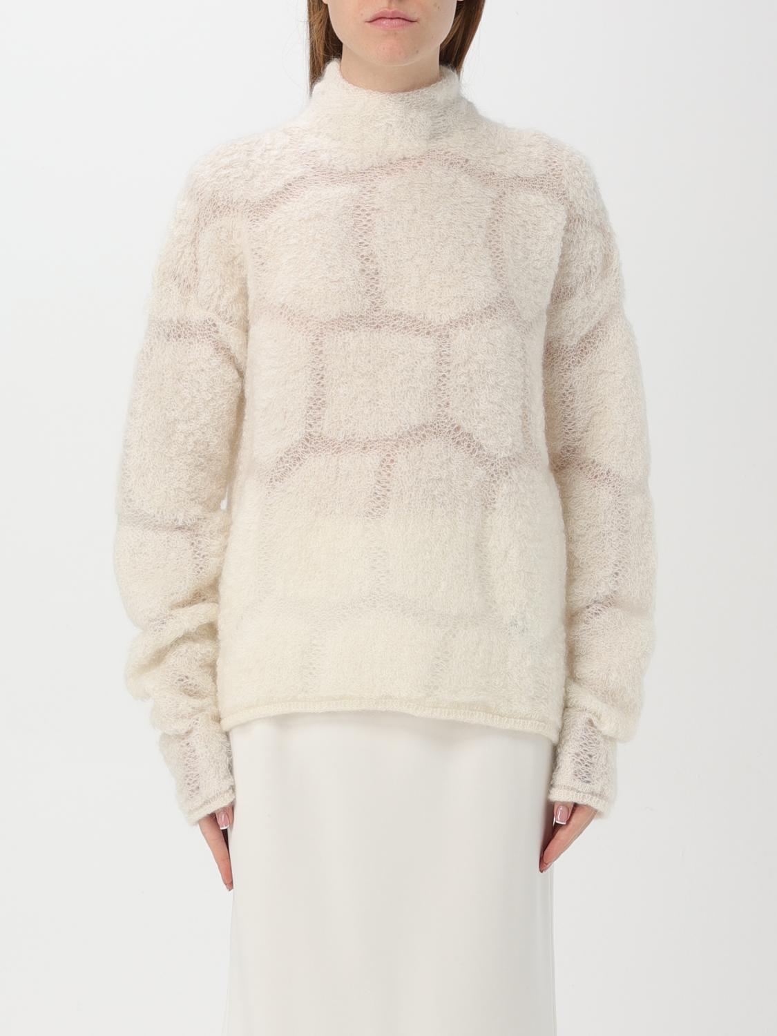 Genny Sweater Woman Color White In Weiss