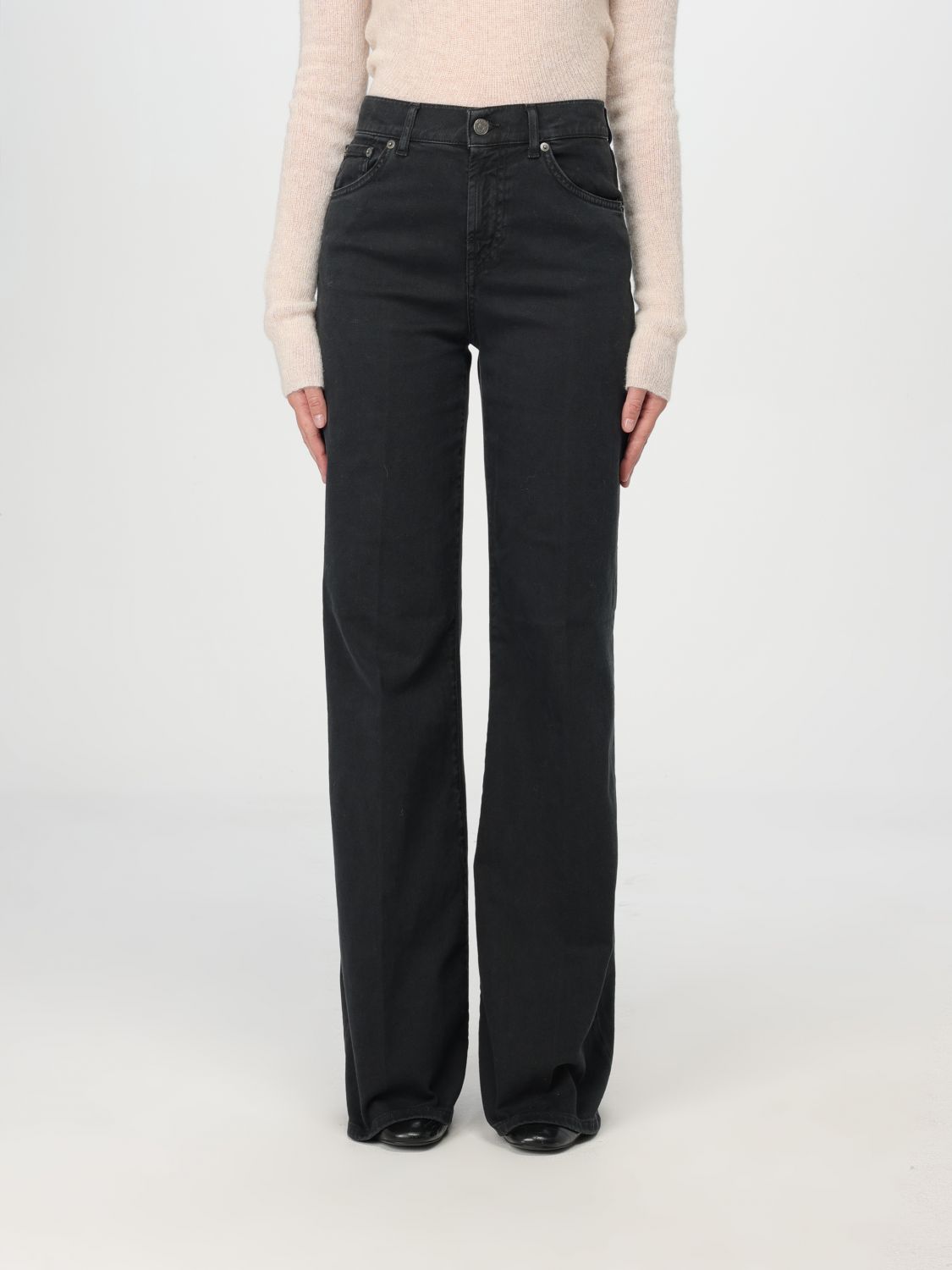 Dondup Pants  Woman Color Black In Schwarz