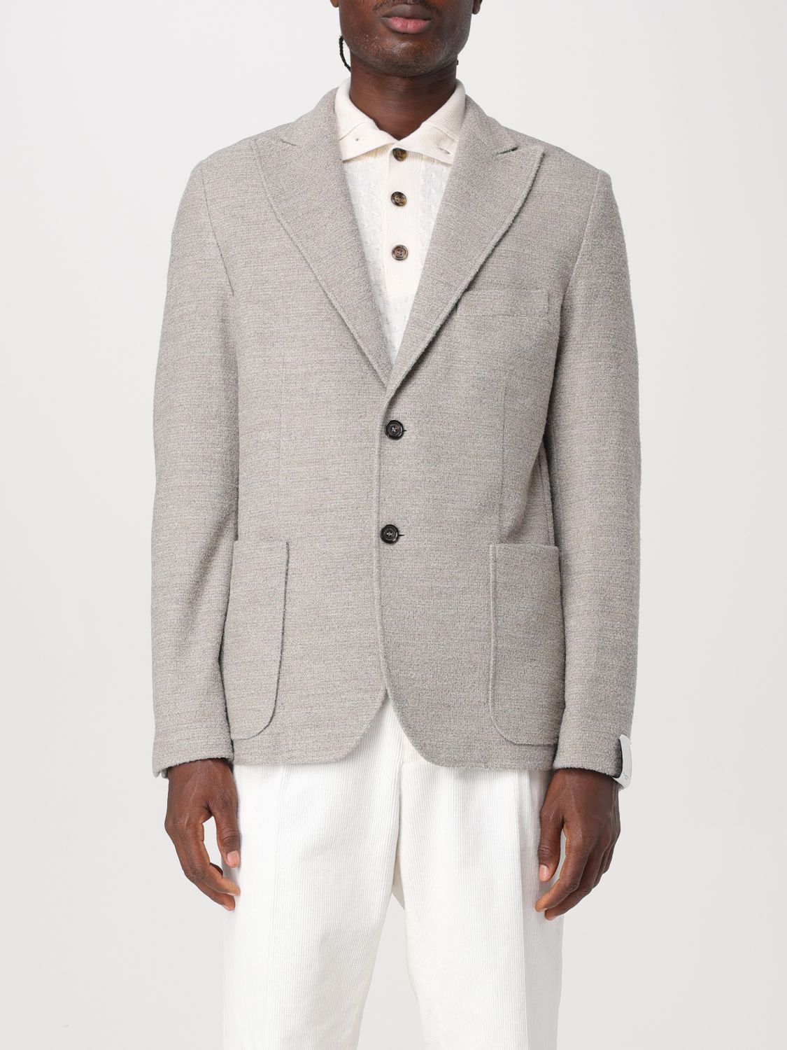 Shop Paolo Pecora Blazer  Men Color Beige