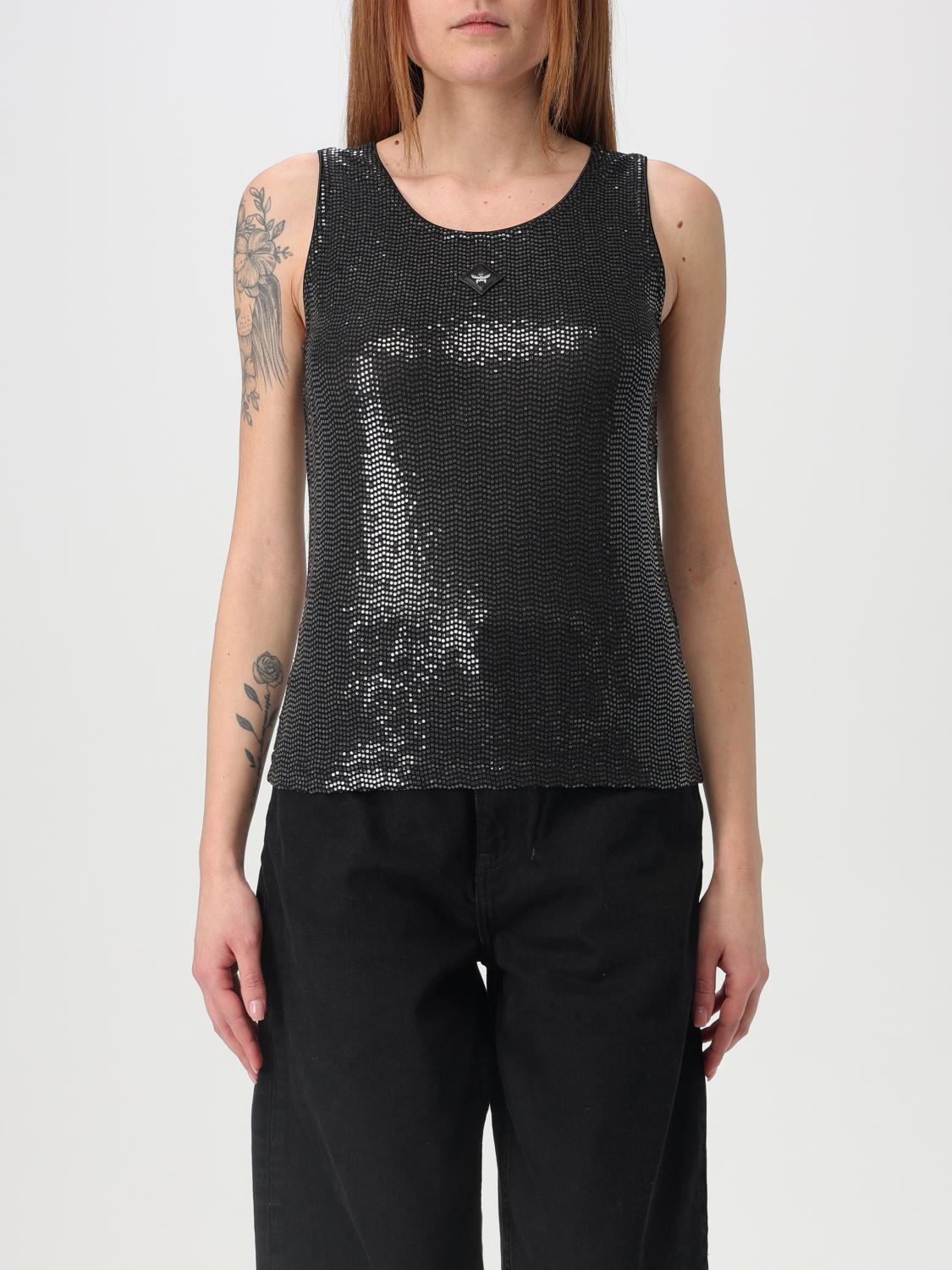 Mcm Women's Tank Top In Black