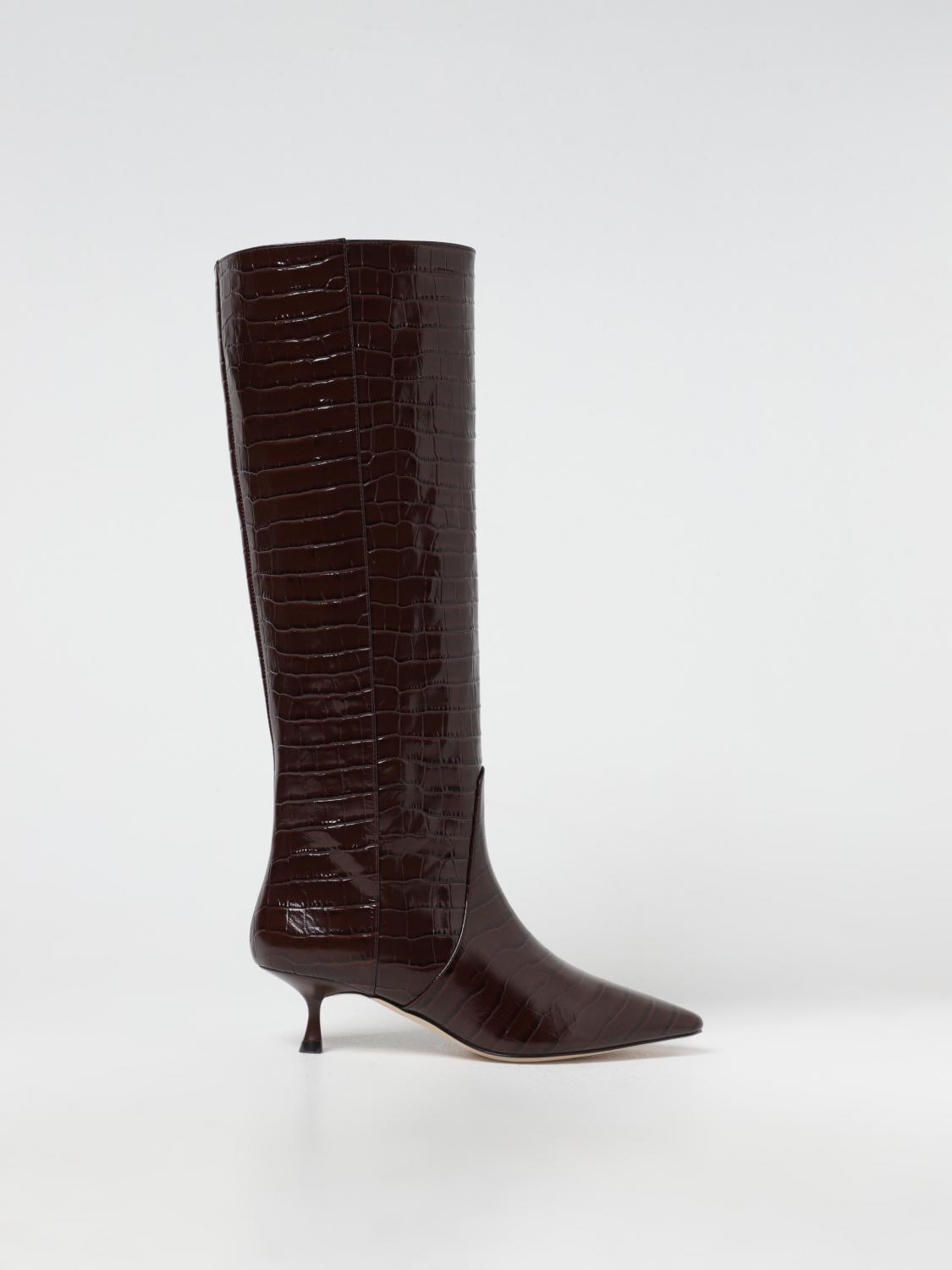 Stuart Weitzman 50mm Naomi Boots In Braun