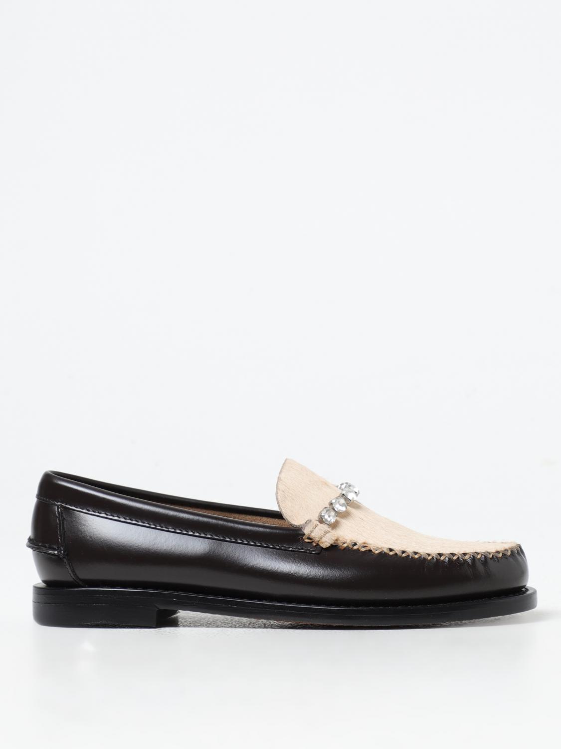 Forte Forte X Sebago Loafer Mit Kristallen In Burgunderrot